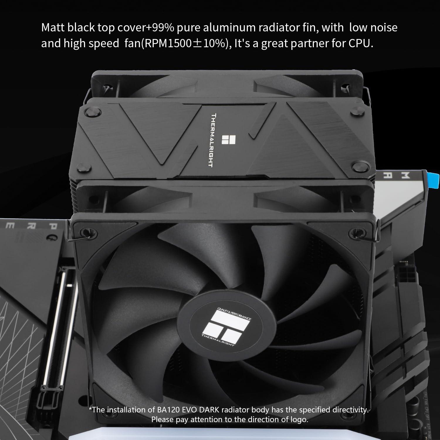 Thermalright Burst Assassin 120 EVO. Dark Air Cooler