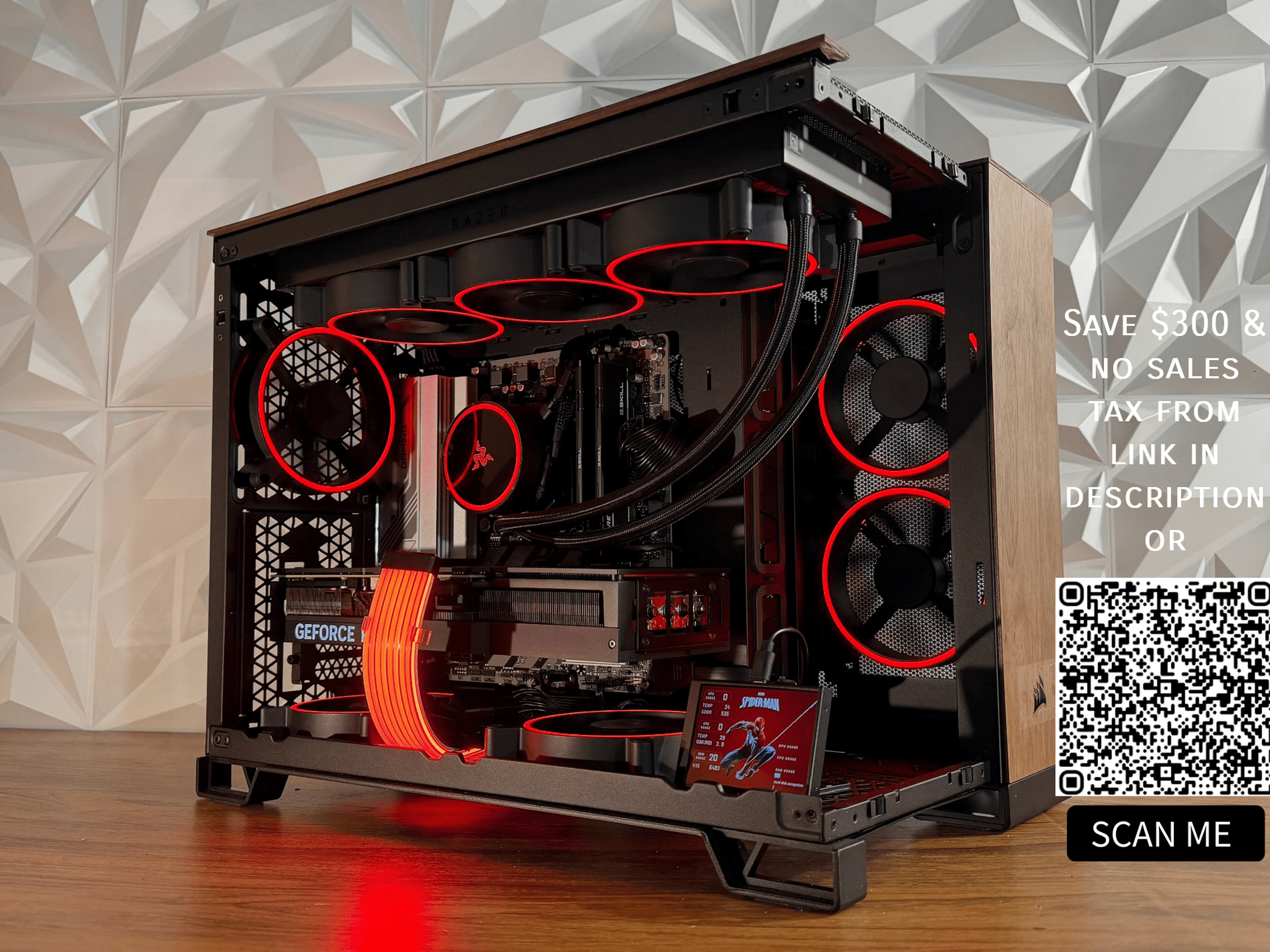 🌲RTX 4080 | 9800x3d/7900X | 32GB DDR5 | 2TB | Windows 11 Pro 🌲 “WOODLAND PHANTOM”