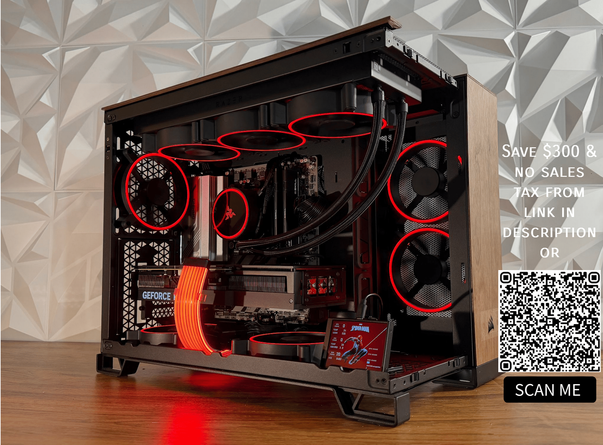 🌲RTX 4080 | 9800x3d/7900X | 32GB DDR5 | 2TB | Windows 11 Pro 🌲 “WOODLAND PHANTOM”