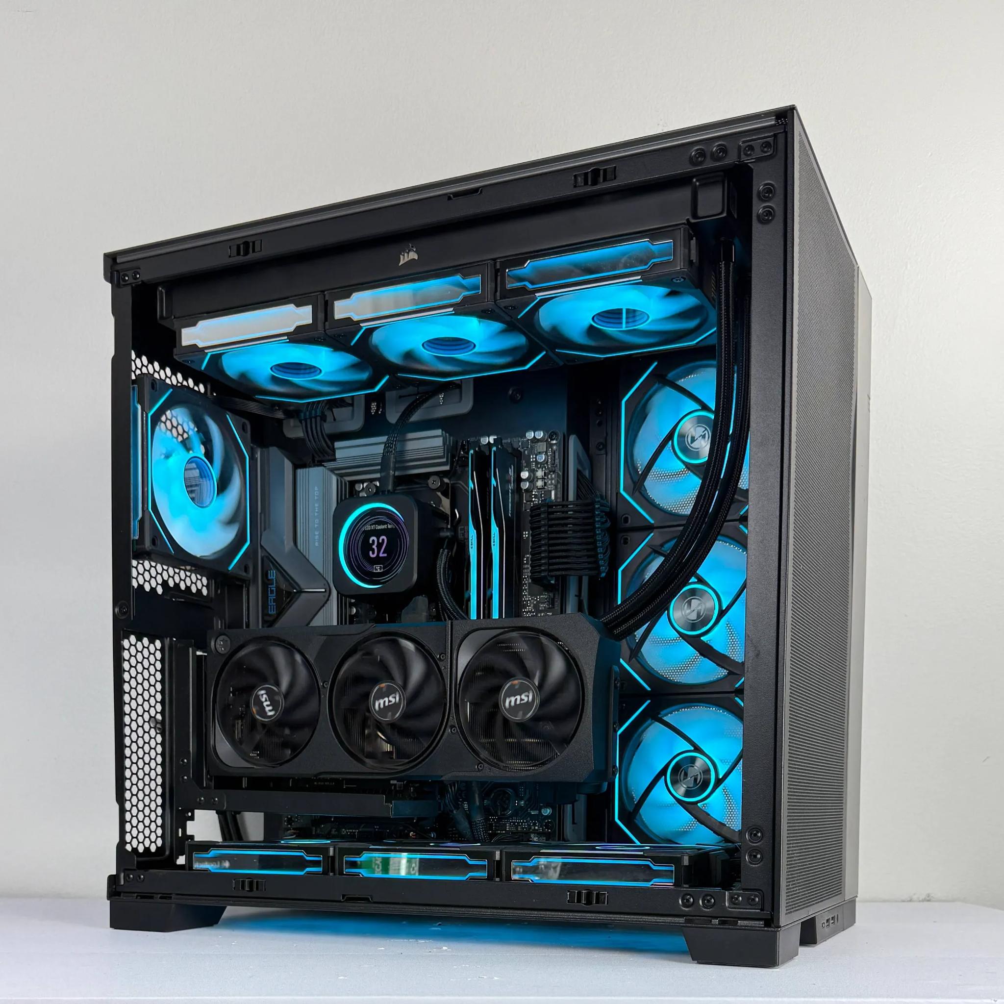 🧊ICEVEIL🧊    | 4k Streaming PC | Ryzen 7 9800X3D | MSI RTX 5070 Ti | 64GB DDR5 6000MHz