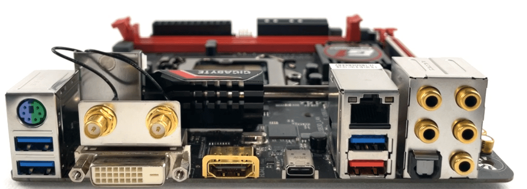 Gigabyte GA-Z170N-Gaming 5, mini-ITX MOBO Bundle Intel i7-7700K CPU 16GB (2x8 GB) DDR4 RAM IO Shield
