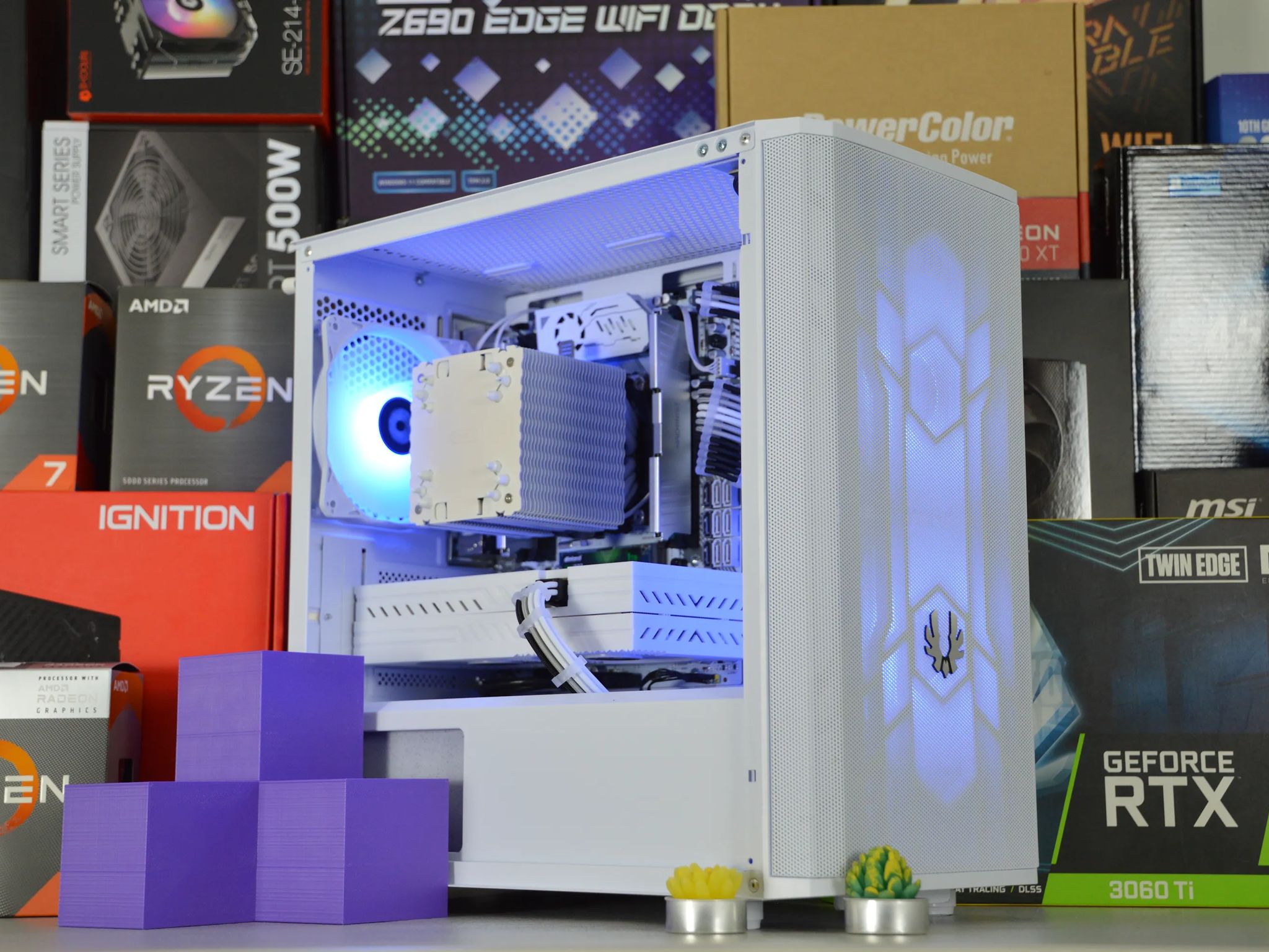 🟣❄️| RX 580 8GB | INTEL XEON E5 2670 V3 | 32GB DDR4 RAM | 1TB NVME SSD | Royal Blizzard |