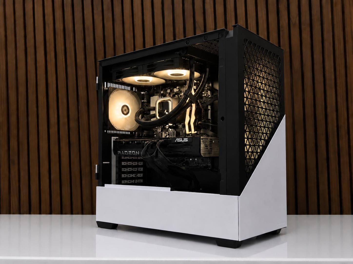 TEAM RED V2 Gaming PC | RX 9070XT 16GB | 7700 | 32GB DDR5 | Windows 11  WIFI | 1TB NVME