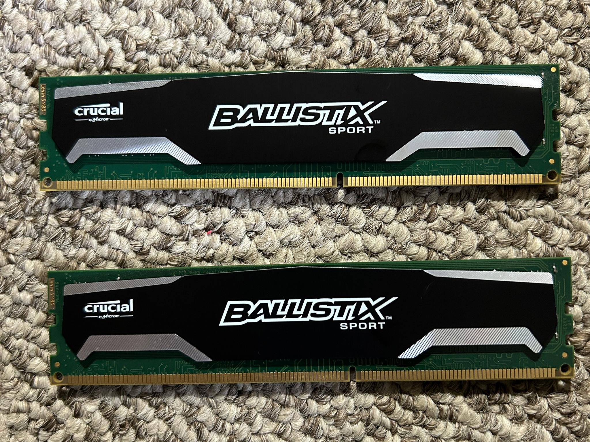 Ballistix Sport 2X4GB (8GB) DDR3 1600MHz