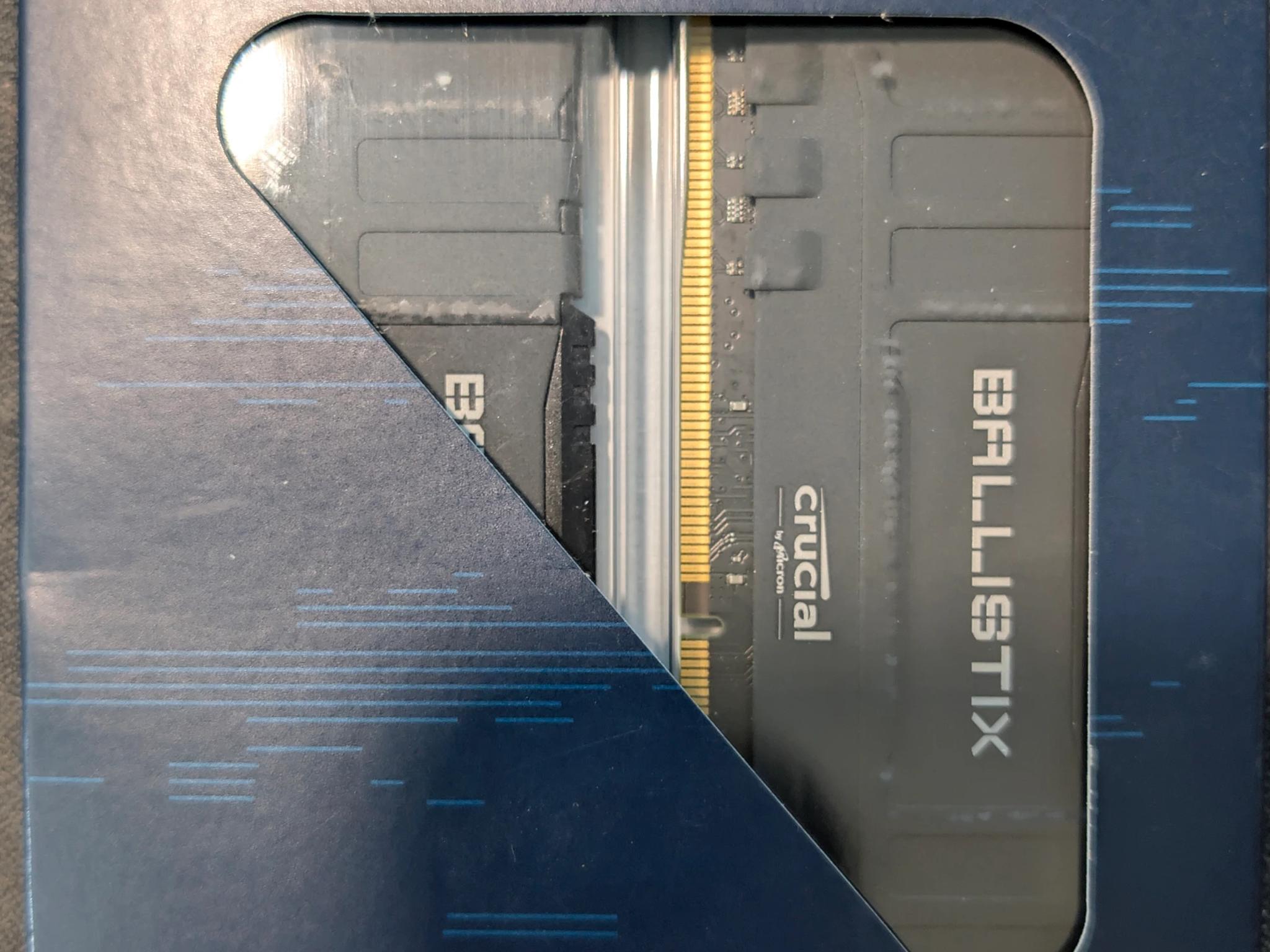 Pre-Owned 64GB (2x32GB) Crucial Ballistix DDR4-3600 NON-RGB