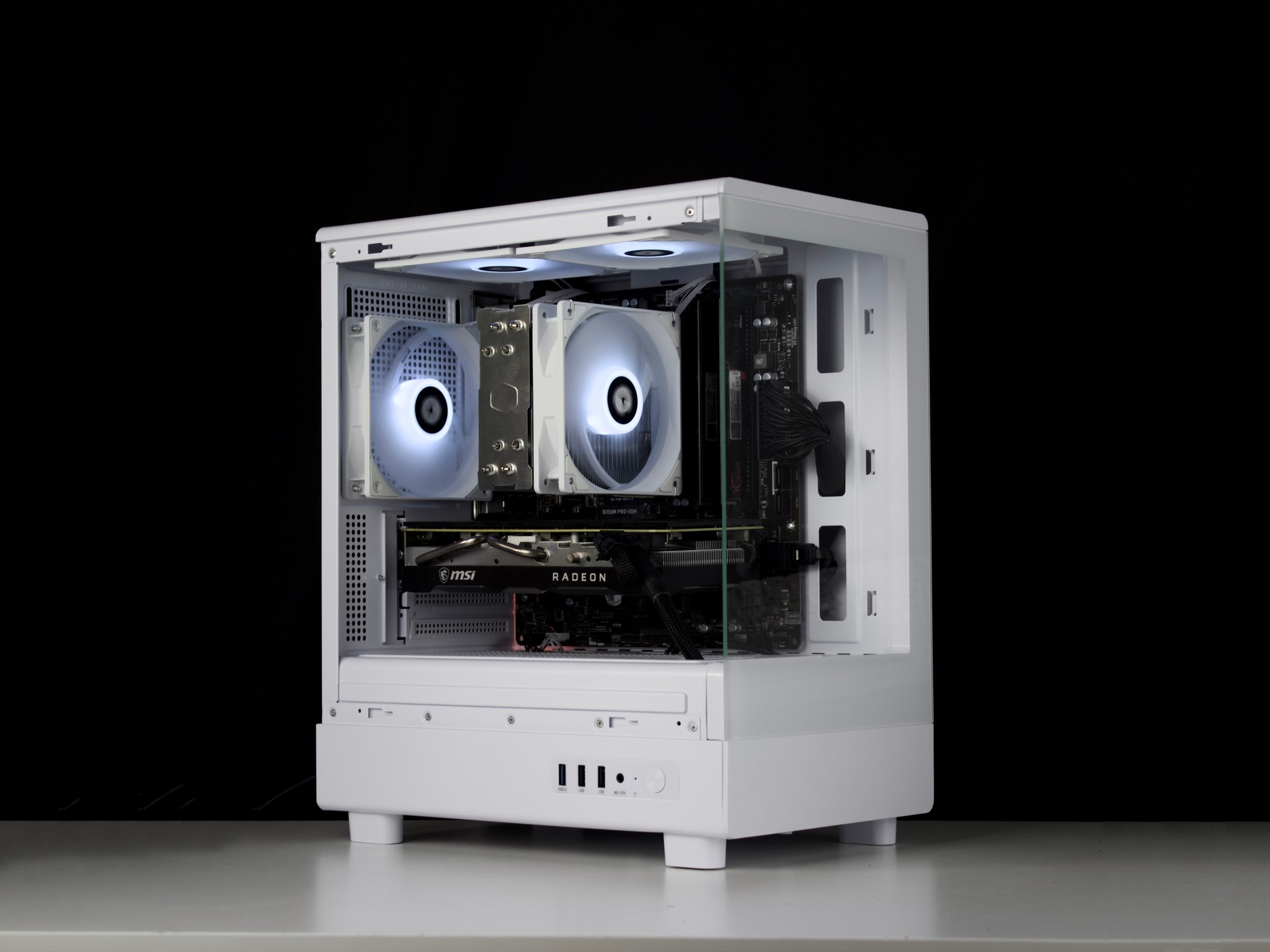 🧊❄️🧊 White Gaming PC – RX 5700 XT, Ryzen 5 3600, 16GB RAM, 512GB SSD - WiFi, BlueTooth 🧊❄️🧊