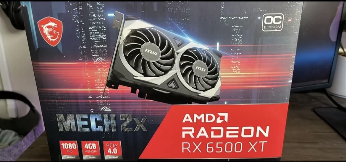 Rx 6500xt and i3 12100f Bundle Barley Used