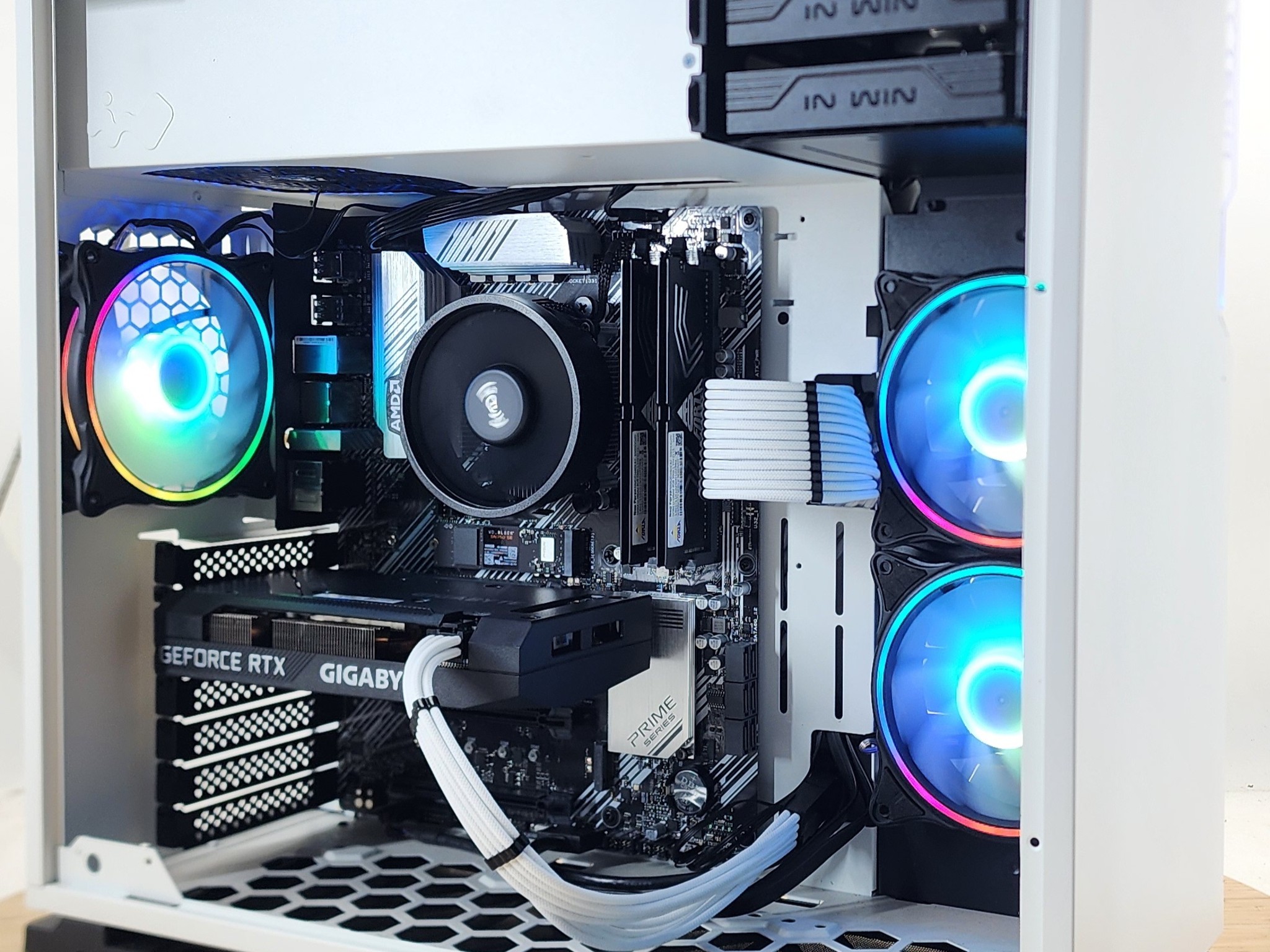 Gaming PC Ryzen 5 5500 16GB RAM 500GB SSD RTX 3060 Ti 8GB Windows 11 Computer