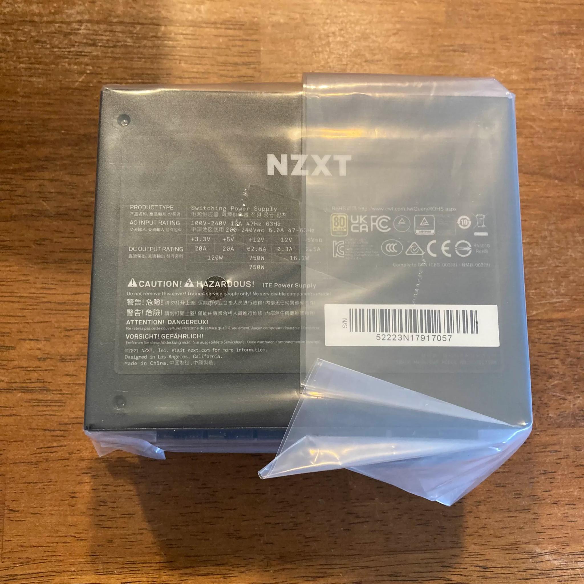 NZXT C750 750 Watt 80+ Gold Fully-Modular SFX Power Supply (NZXT H1 Refresh PSU)