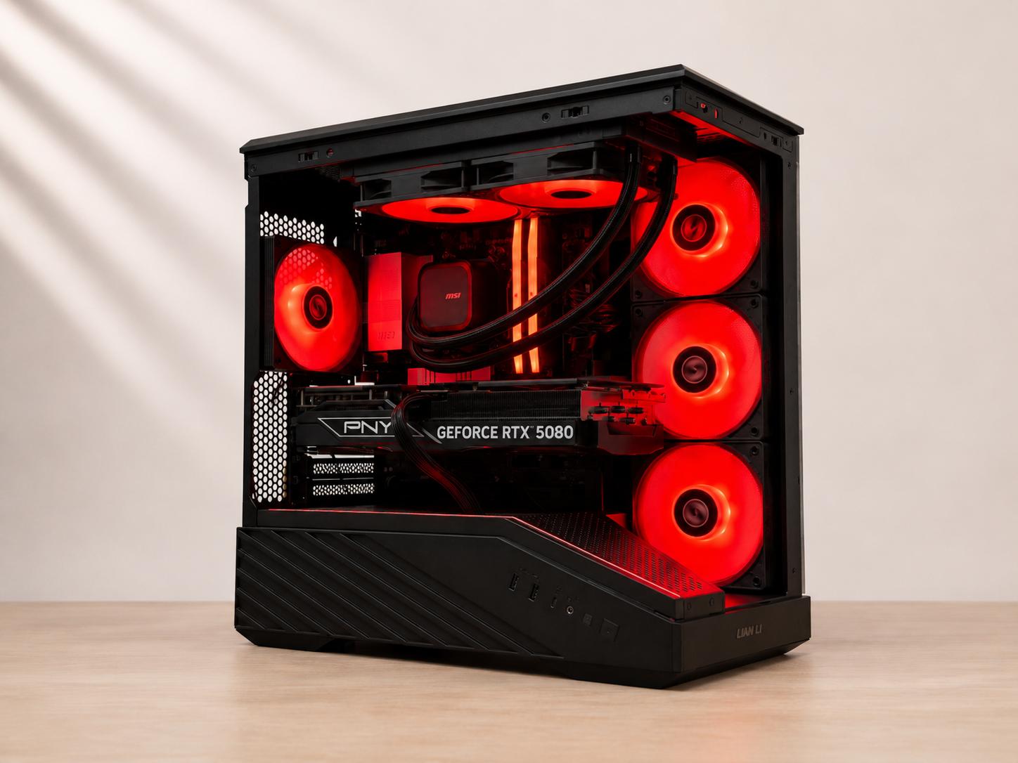 NEXUS ULTRA | RTX 5080 • 9800X3D • 64GB DDR5 • 2TB NVMe | Gaming + AI