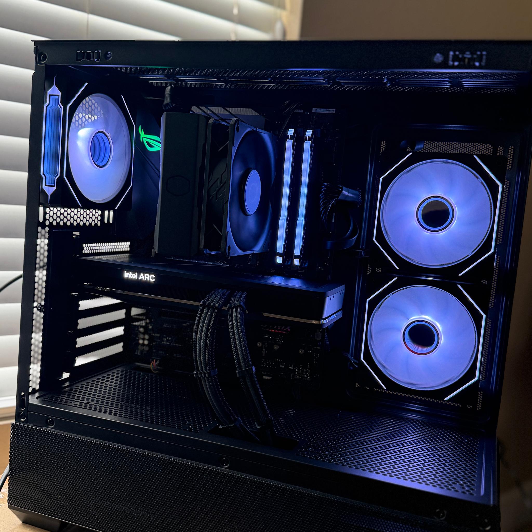 🔥 Gaming PC – Intel Arc A750 | 1080p/1440p High FPS | Clean ARGB Build 🔥