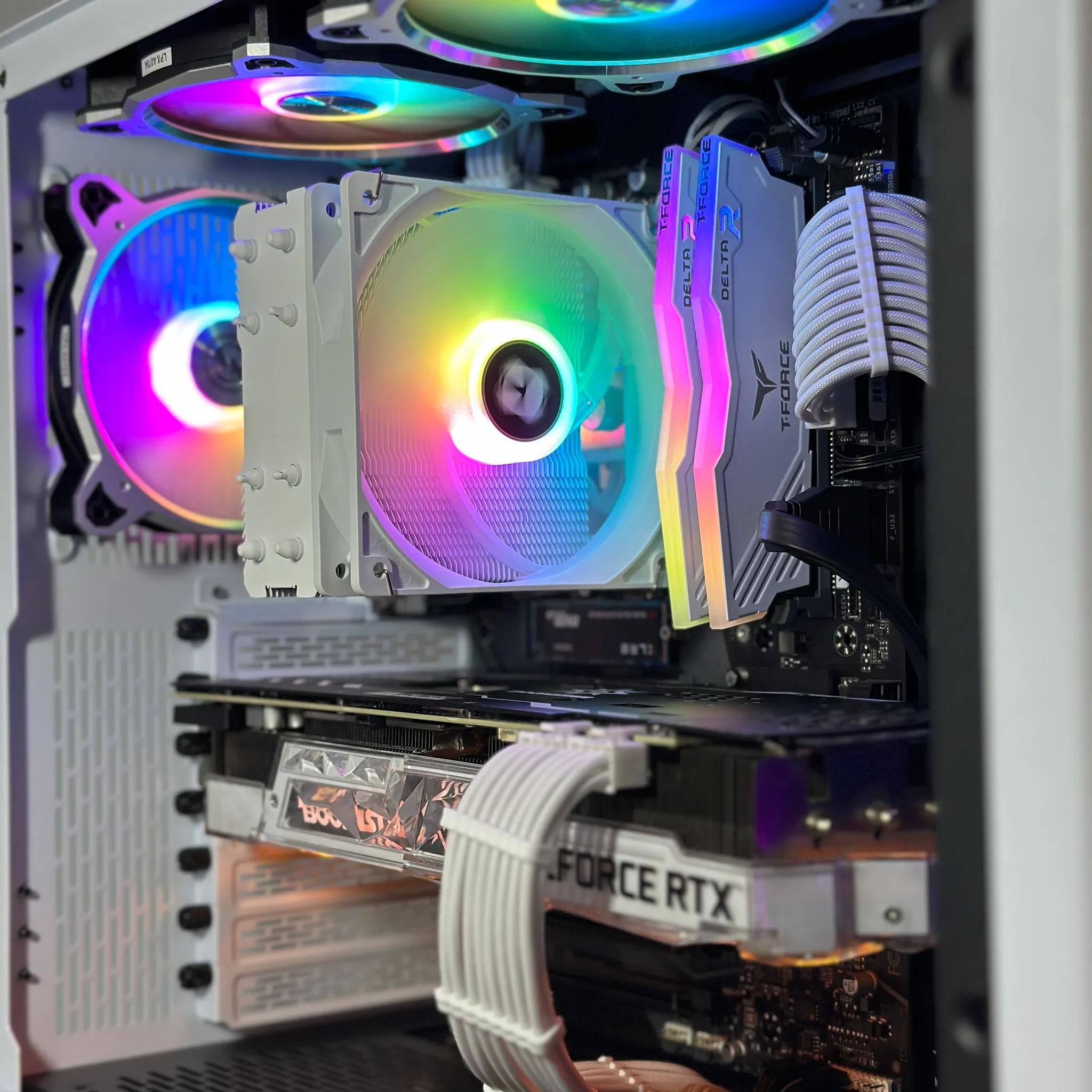 RTX 3070 | Intel i7 11700F | 16GB RAM | 1TB SSD | Custom White Gaming PC WIFI WIN10