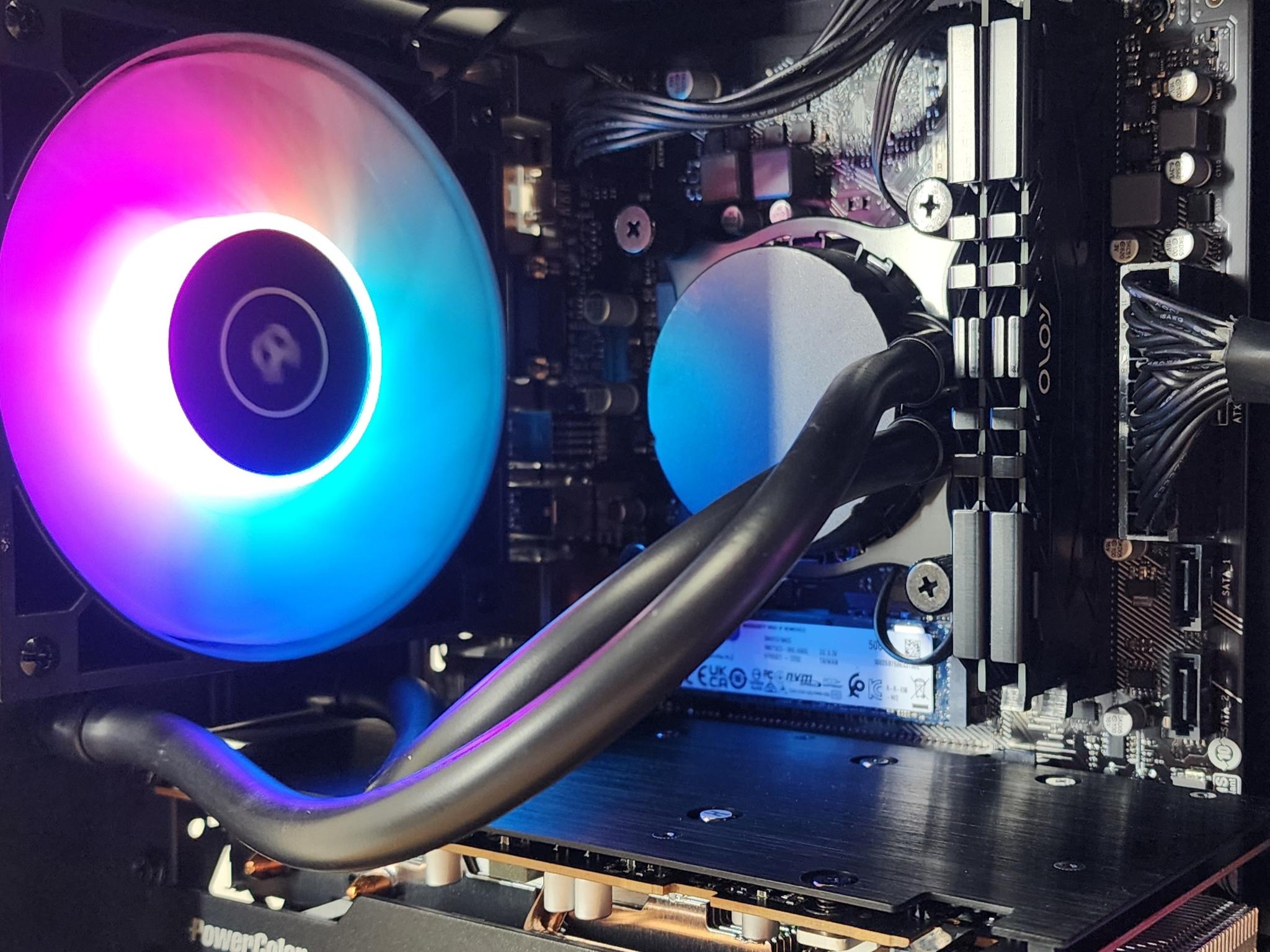 Gaming PC i5-11400 16GB RAM 500GB SSD RX 7600 8GB Windows 11 Computer