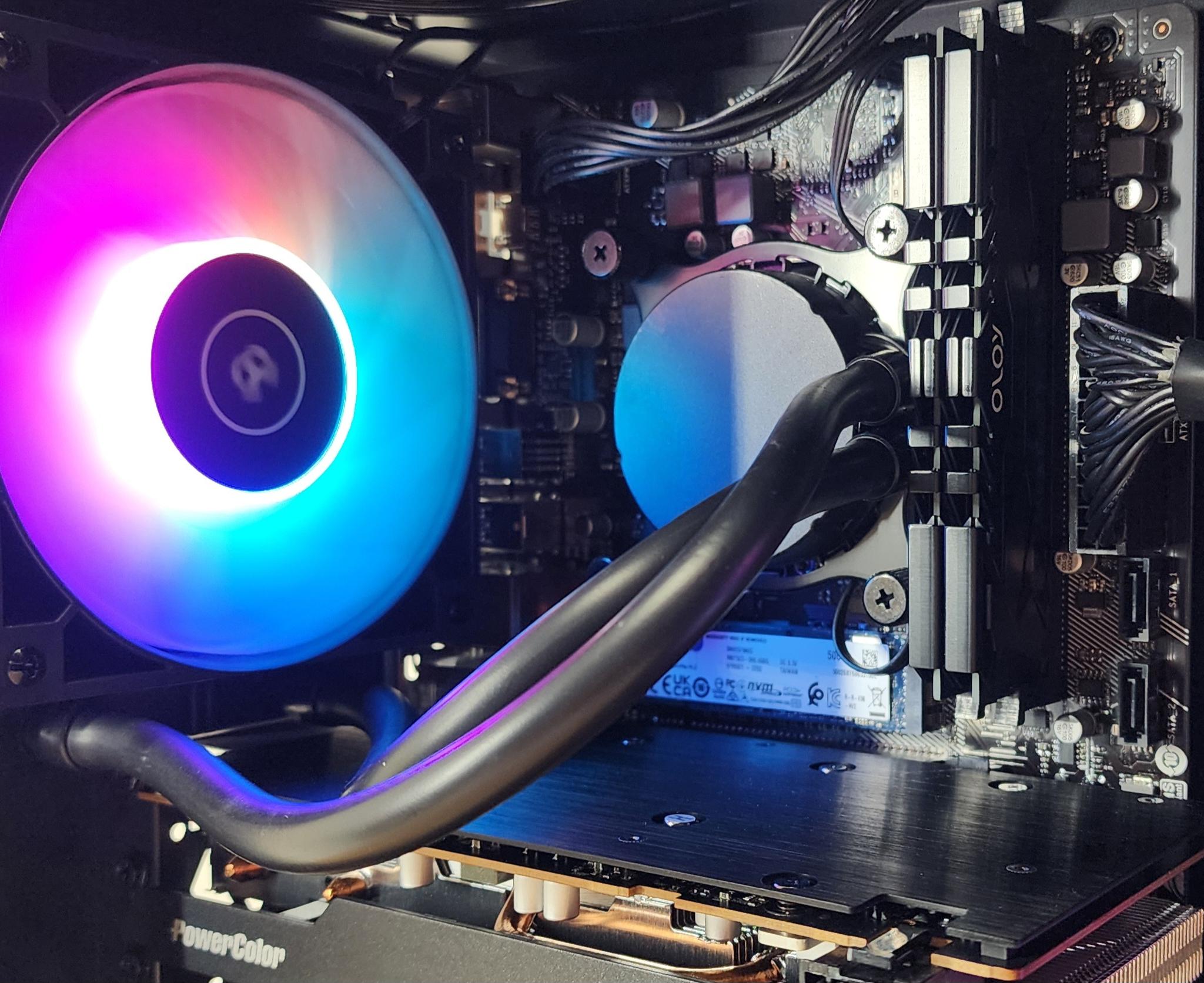 Gaming PC i5-11400 16GB RAM 500GB SSD RX 7600 8GB Windows 11 Computer