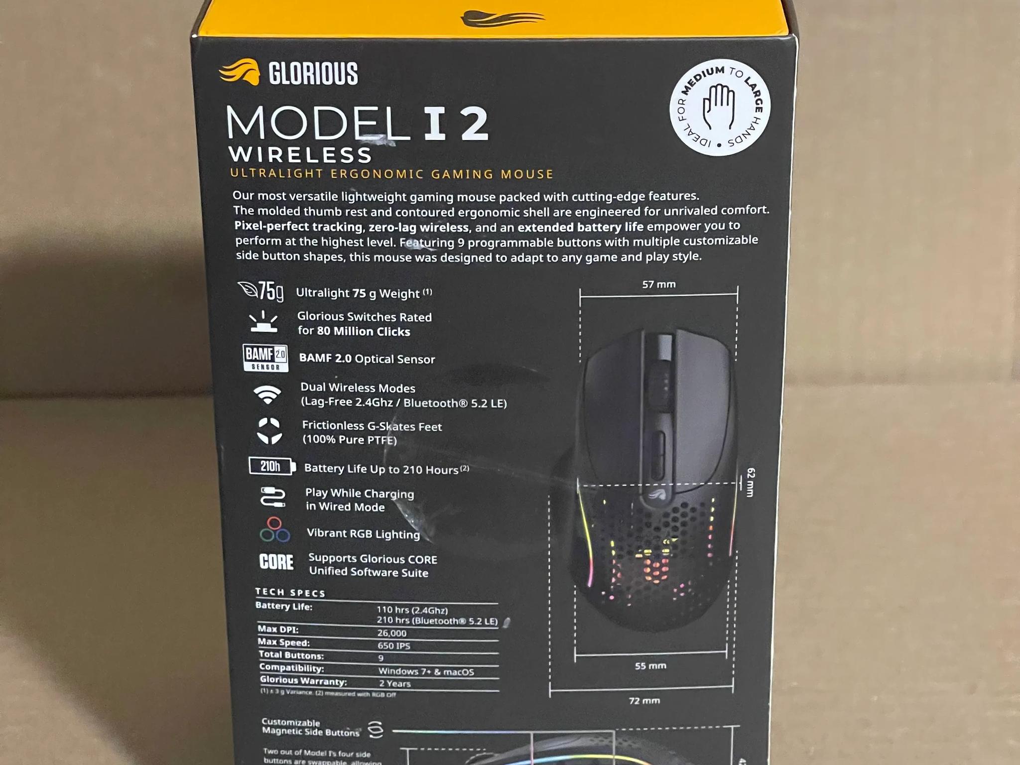 Glorious Model I 2 Wireless/BT Mouse