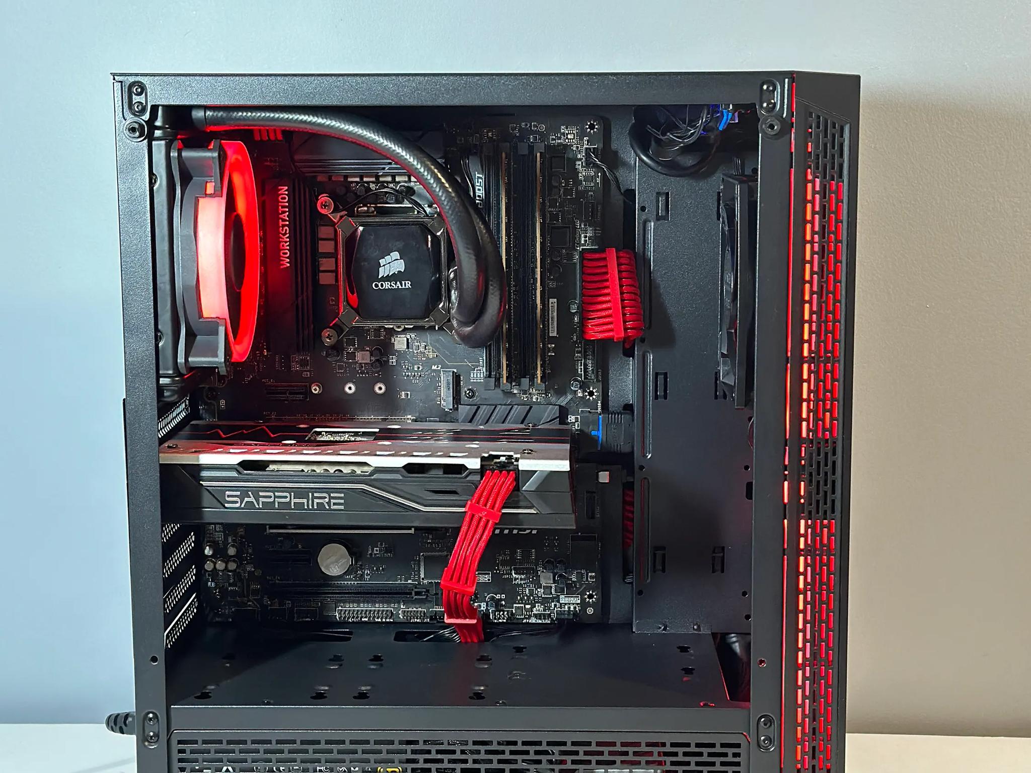 RX 590 8GB | Intel Xeon E3-1270 V6 | 32GB RAM | 500GB SSD | Custom Gaming PC WIFI WIN10