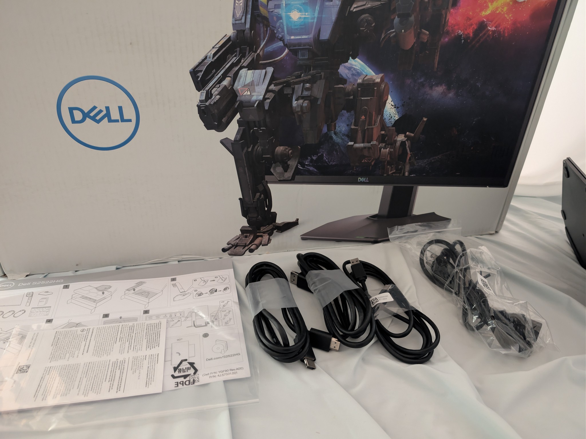 Dell S2522HG 24.5" IPS LED 240Hz FHD 1080p Gaming Monitor G-Sync FreeSync HDMI DisplayPort