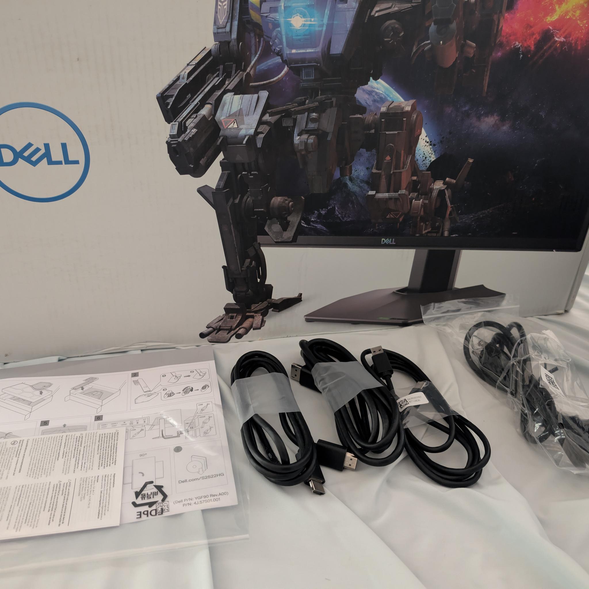 Dell S2522HG 24.5" IPS LED 240Hz FHD 1080p Gaming Monitor G-Sync FreeSync HDMI DisplayPort