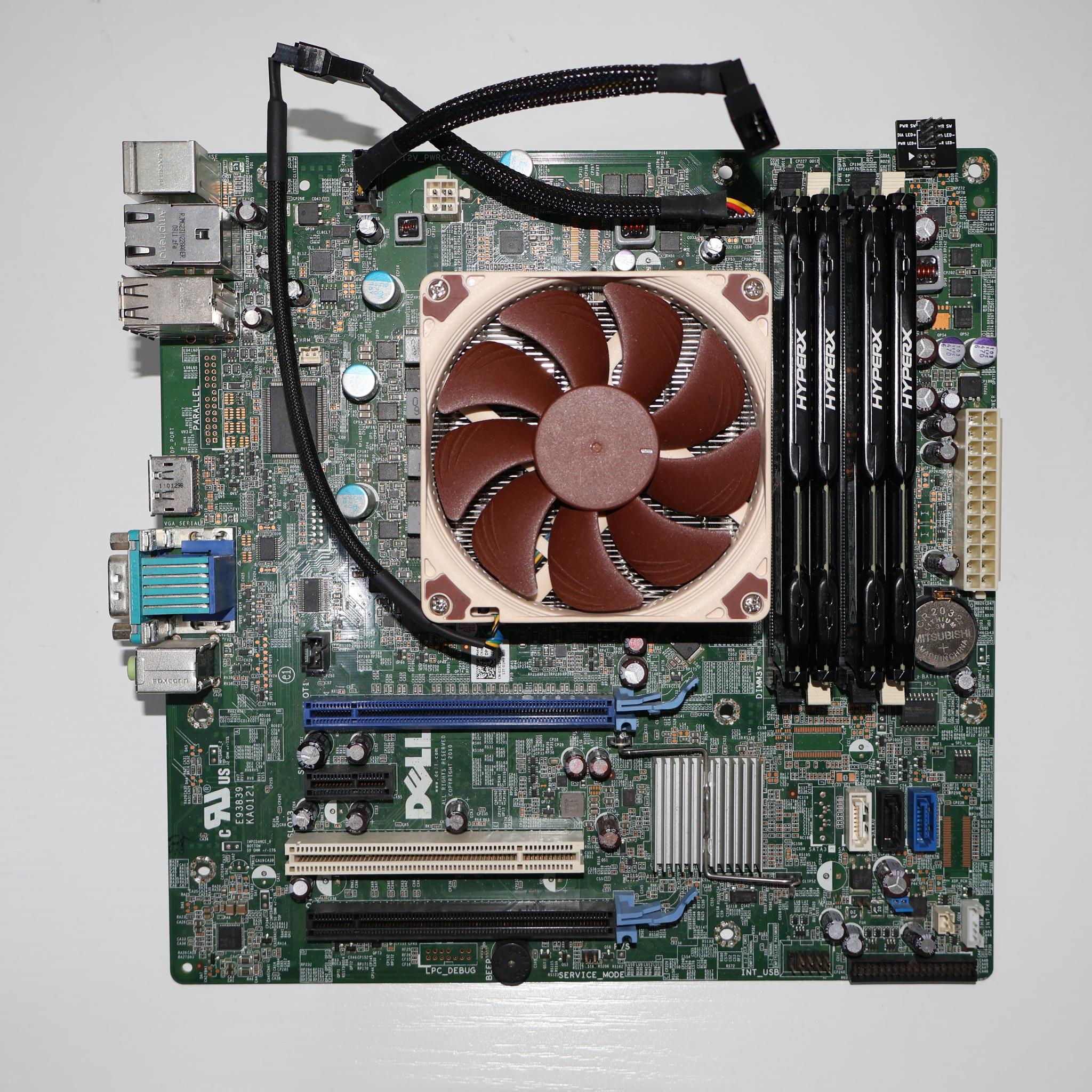 Dell 0J3C2F i7-2600 32GB HyperX Noctua LGA1155 Motherboard Combo