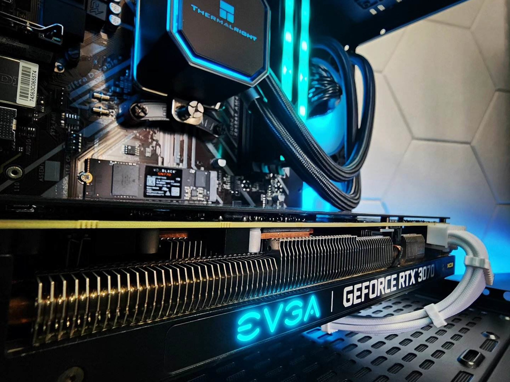 💙🖤💙 EVGA RTX 3070 XC3 // AMD Ryzen 7 5700G // Zenith RGB 32GB 3200MHz