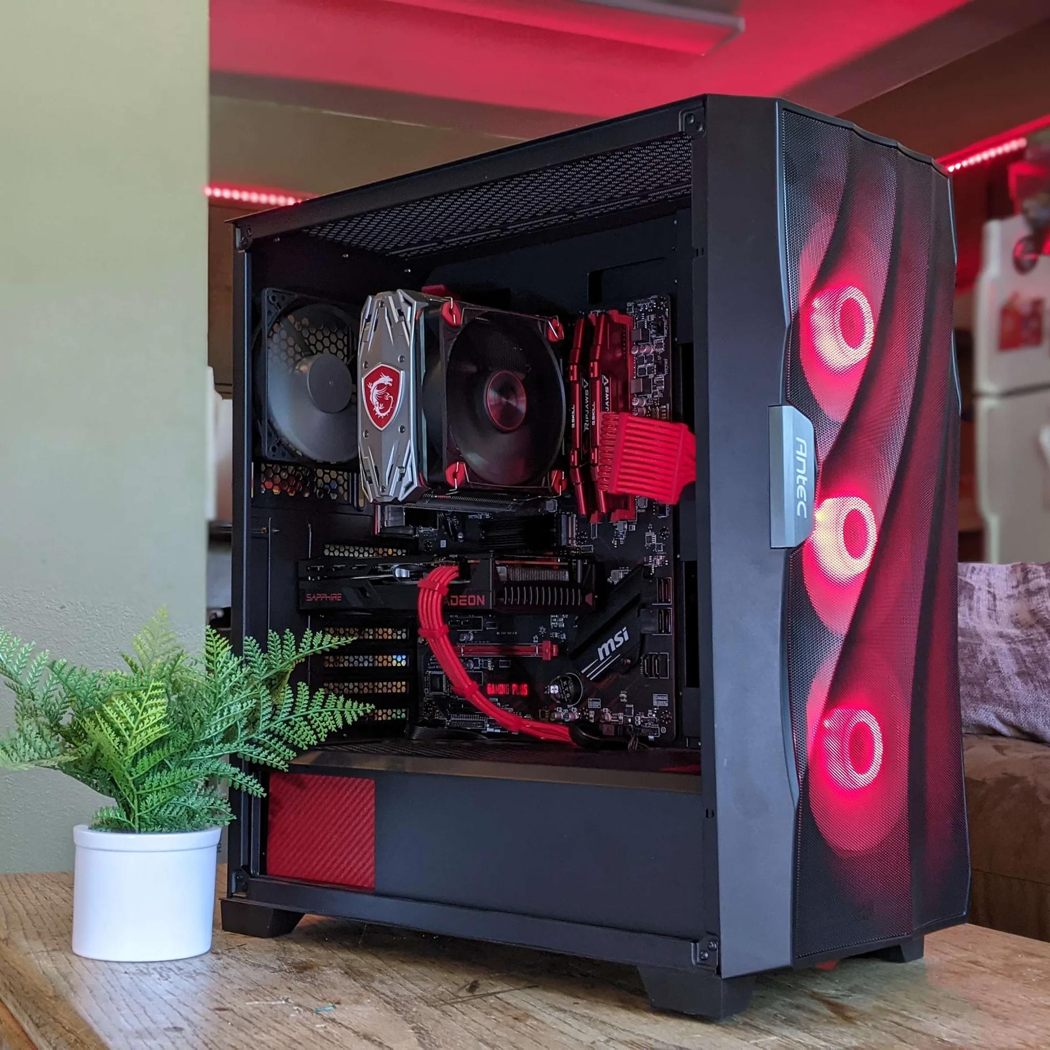 Ryzen 3600 rx 6600 Gaming PC
