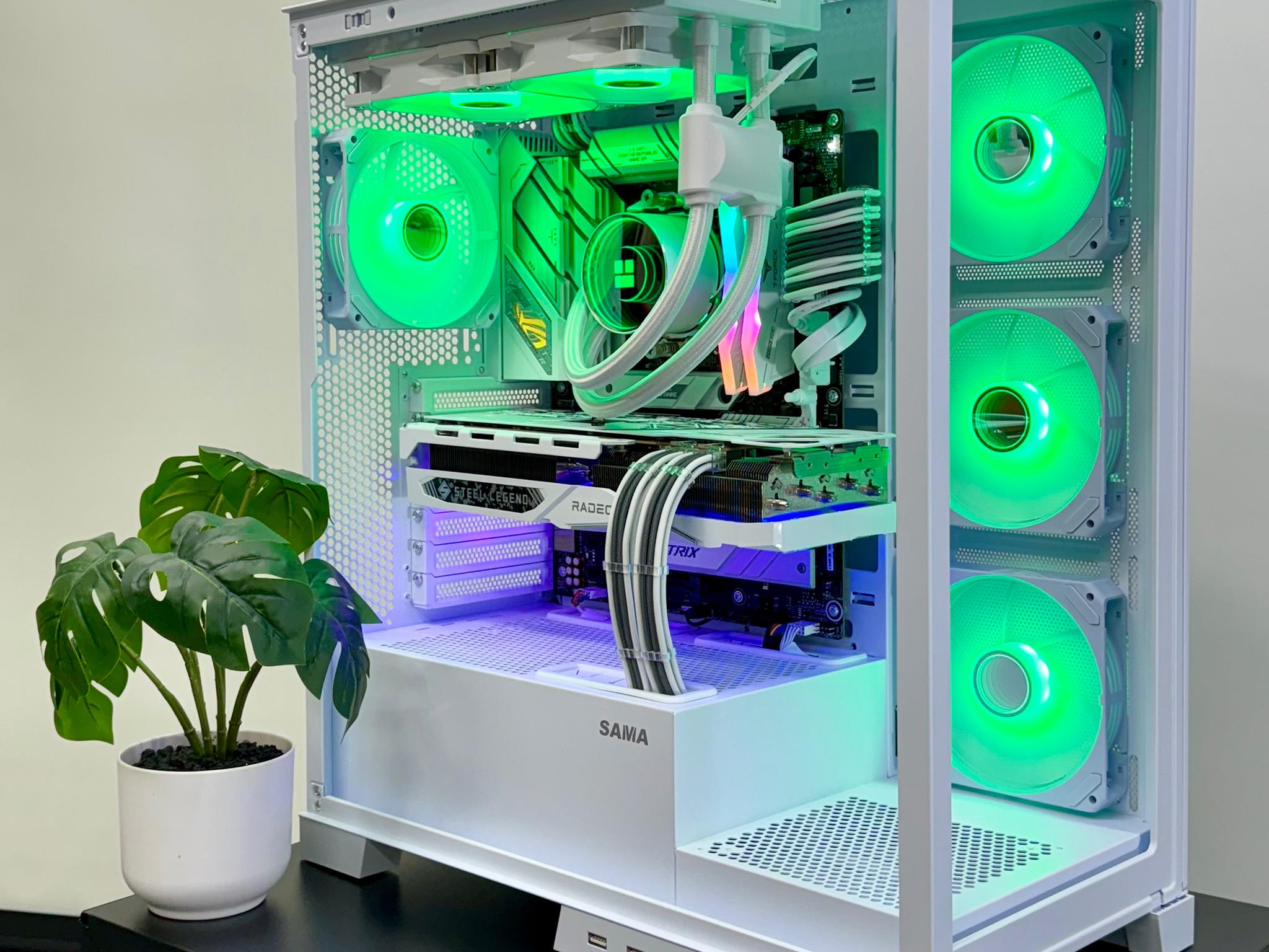 Almost Heaven 🪽 Radeon RX 7900 GRE ☀️ AMD Ryzen 7600X 🌙32GB RAM DDR5 ✨1TB m.2 📖 White Build