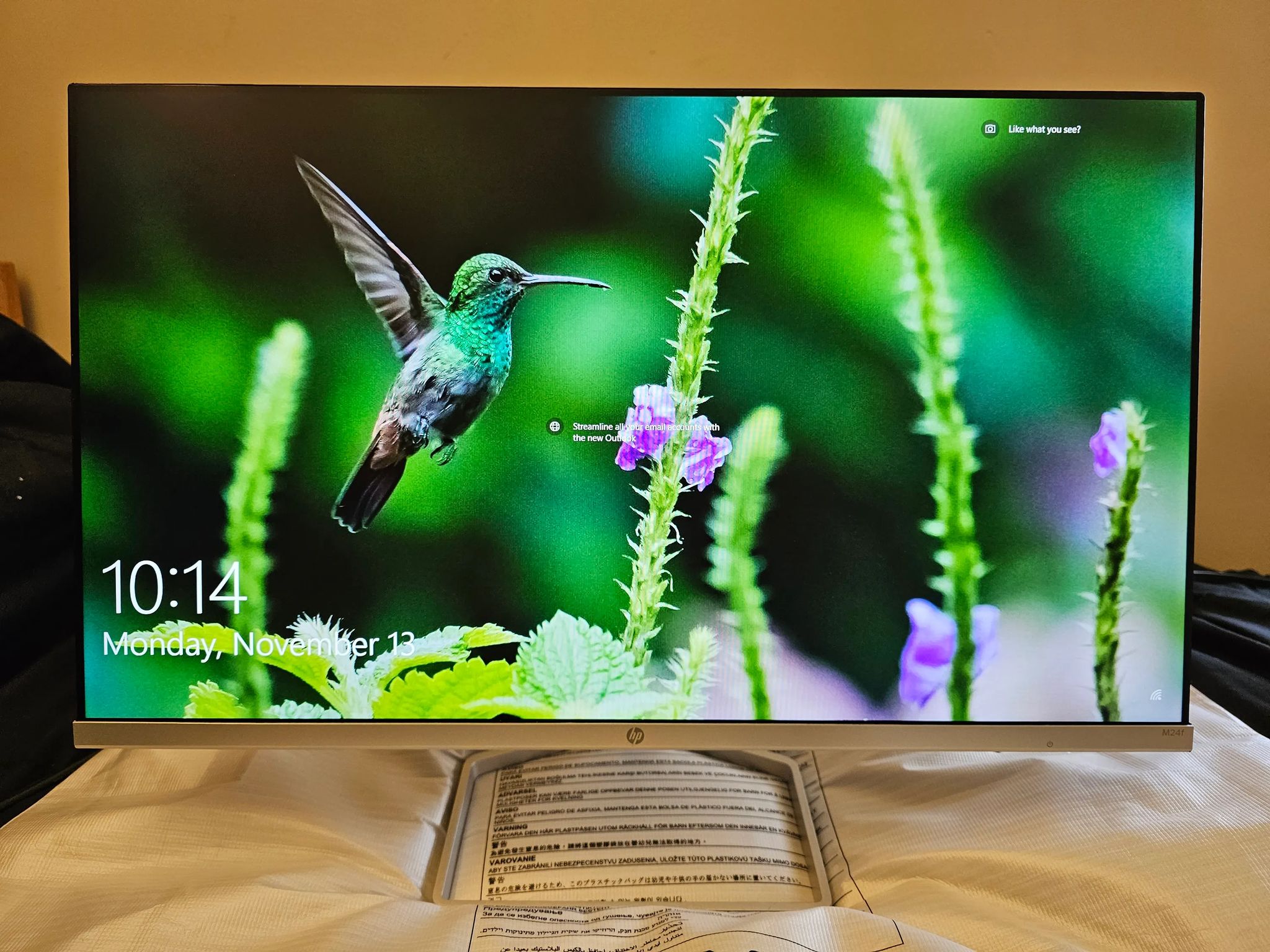 HP M24f FHD 24" 1920 x 1080 IPS Monitor