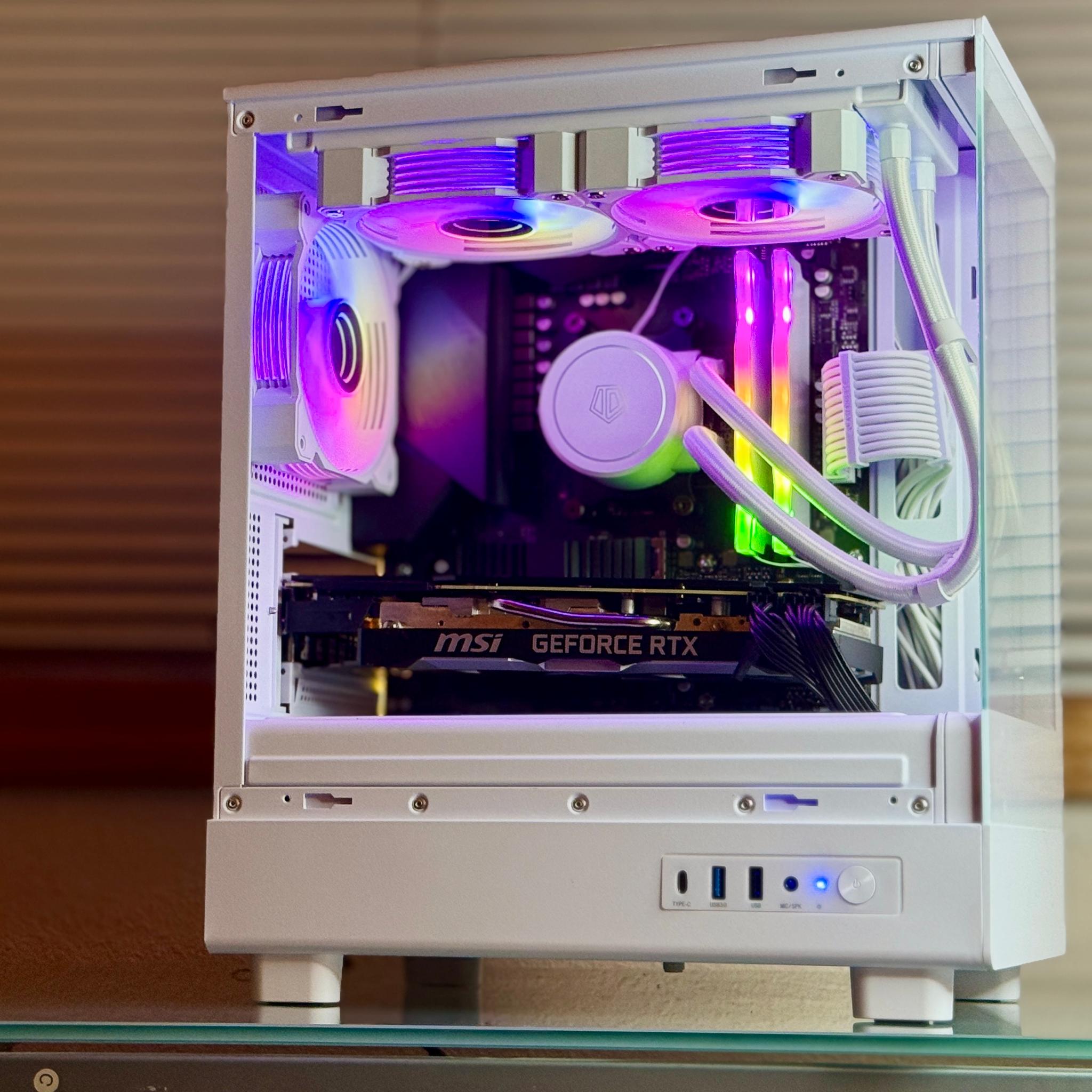 "Snow" White Gaming PC | Ryzen 5 5600x | RTX 2070 SUPER | 16gb DDR4 RAM | 1TB NVMe SSD