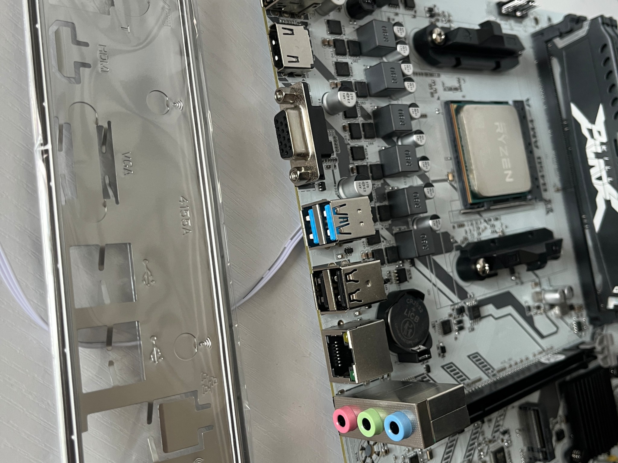Combo! CPU RAM Motherboard & RGB Fans Ryzen 5 16GB RAM