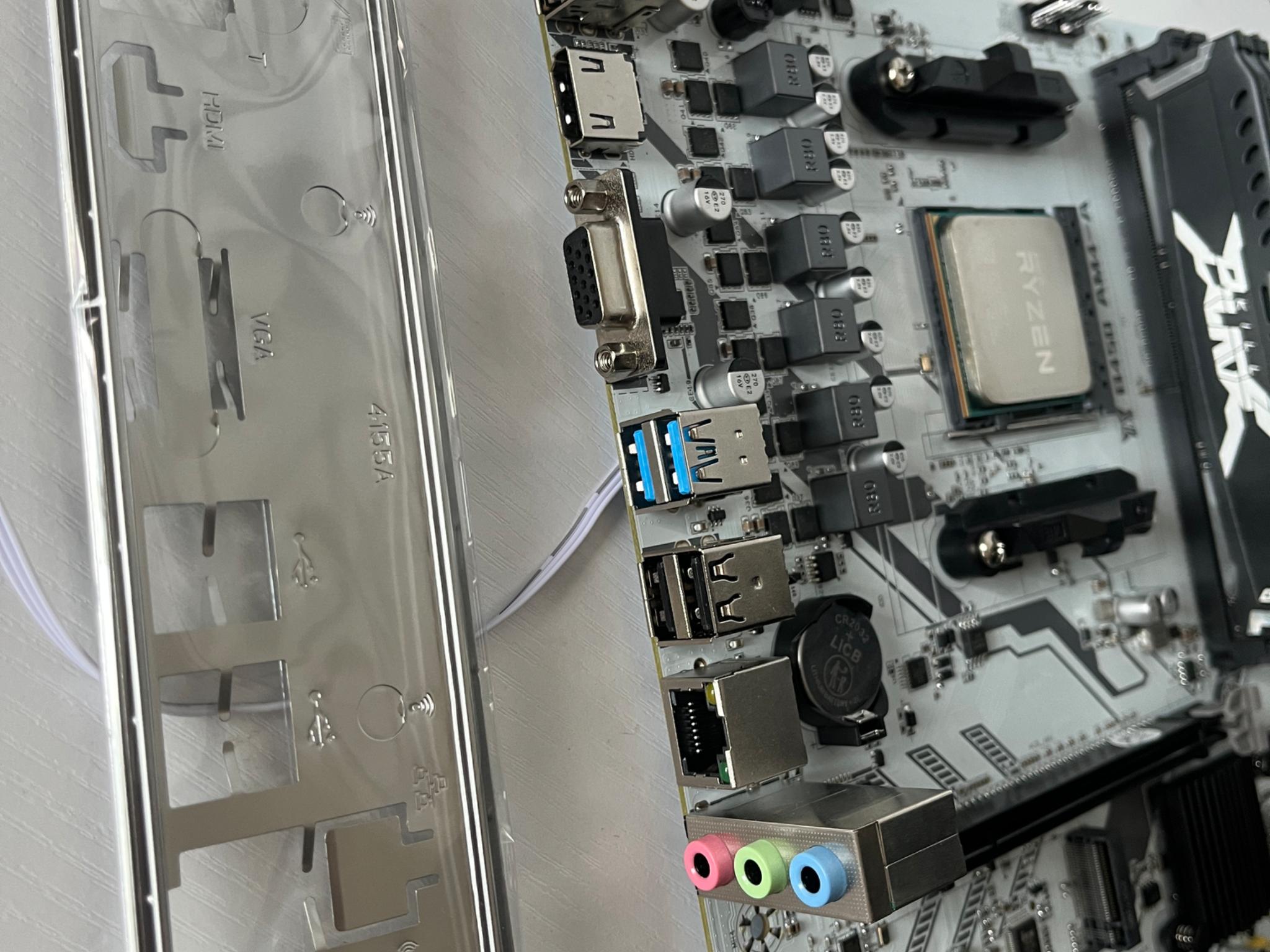 Combo! CPU RAM Motherboard & RGB Fans Ryzen 5 16GB RAM