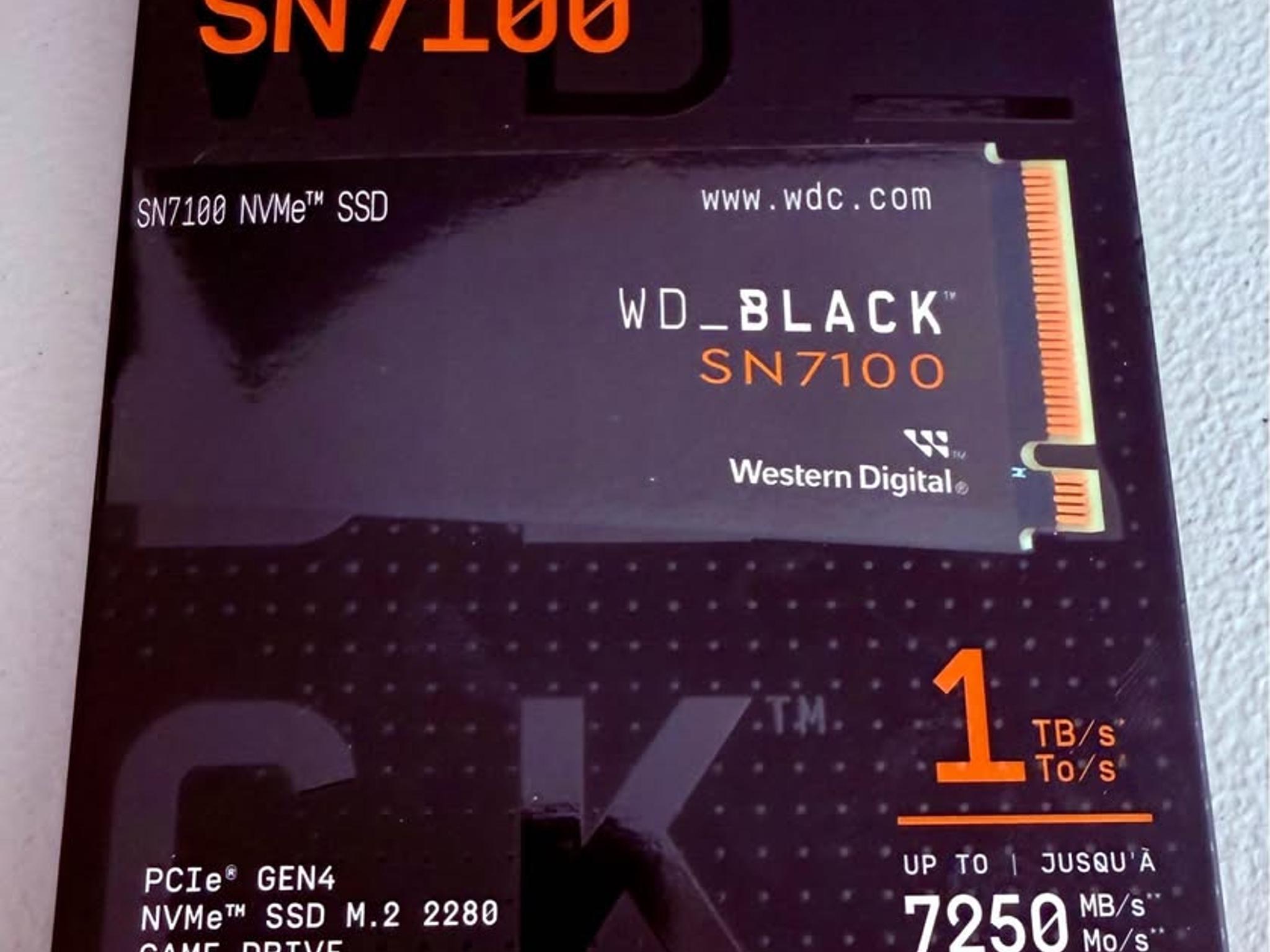 WD BLACK | SN7100 | 1TB Internal SSD | Gen 4 x4 NVMe