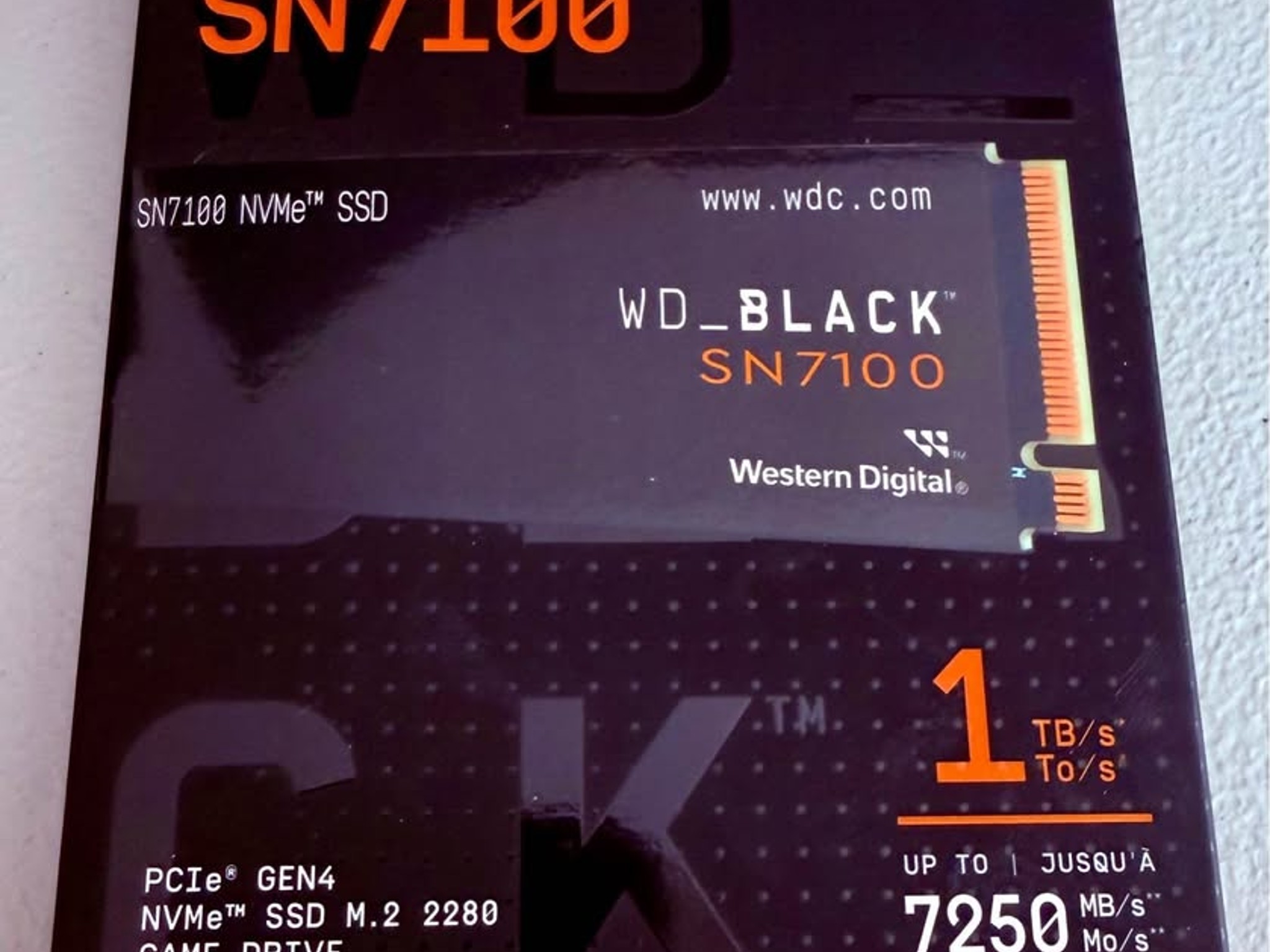 WD BLACK | SN7100 | 1TB Internal SSD | Gen 4 x4 NVMe