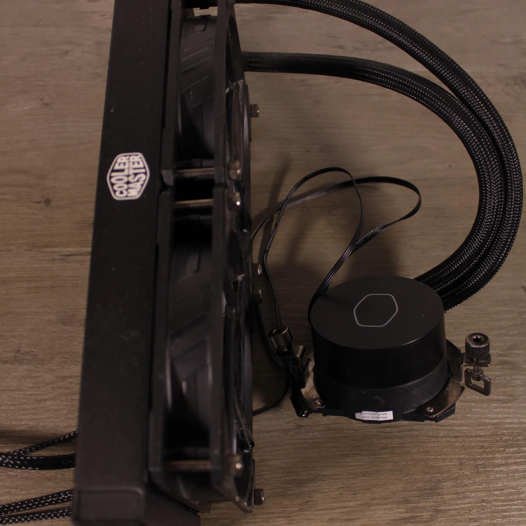 CoolerMaster AIO Cooler | 240mm Radiator | 2 PWM ARBG Fans | AM4/AM5