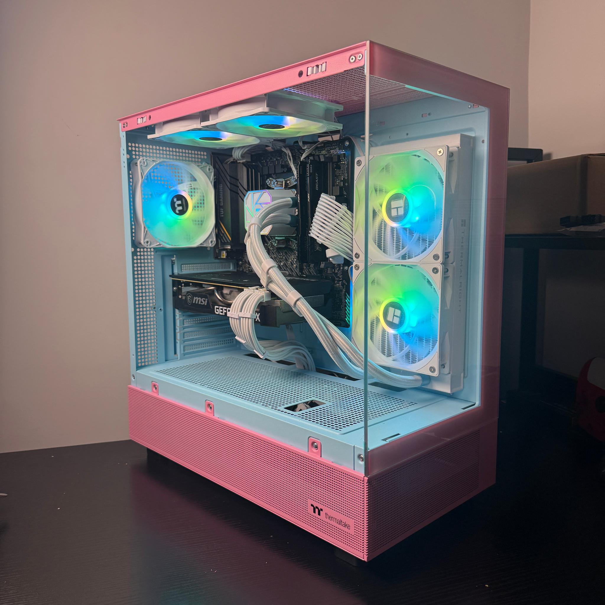 Pink Gaming PC • RTX 3060 Ti • 32GB RAM • 240mm AIO• Ultra-Smooth 1080p