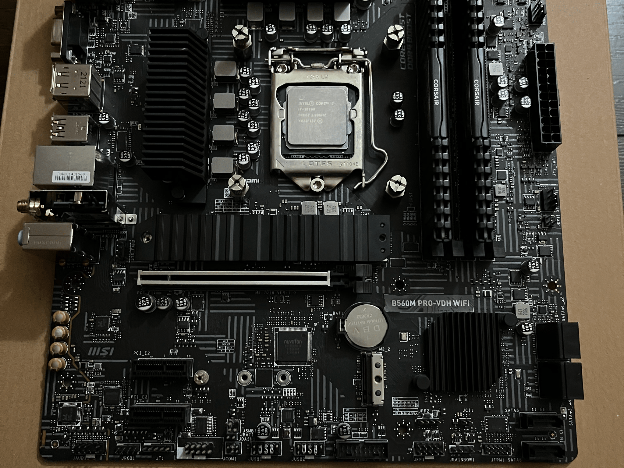 10700/ MSI B560M/ 16GB/ 500GB SSD COMBO