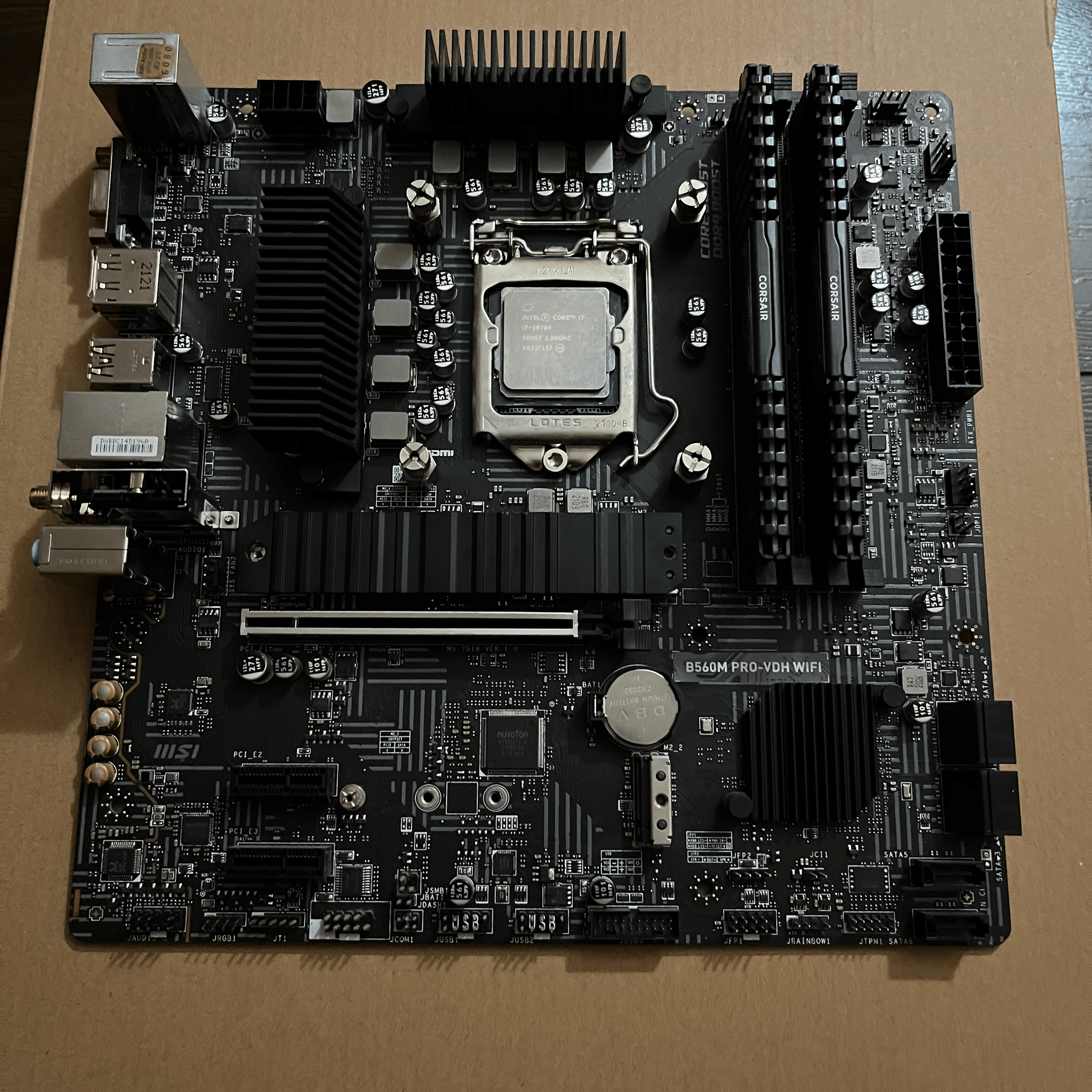 10700/ MSI B560M/ 16GB/ 500GB SSD COMBO