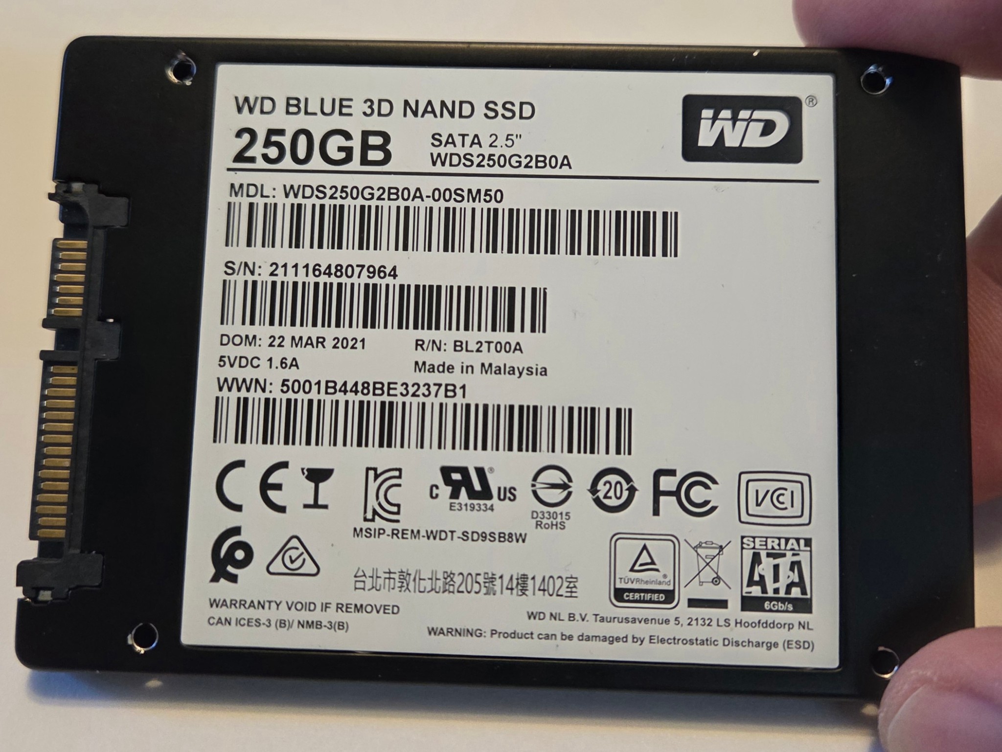 Western Digital 2.5 Sata ssd