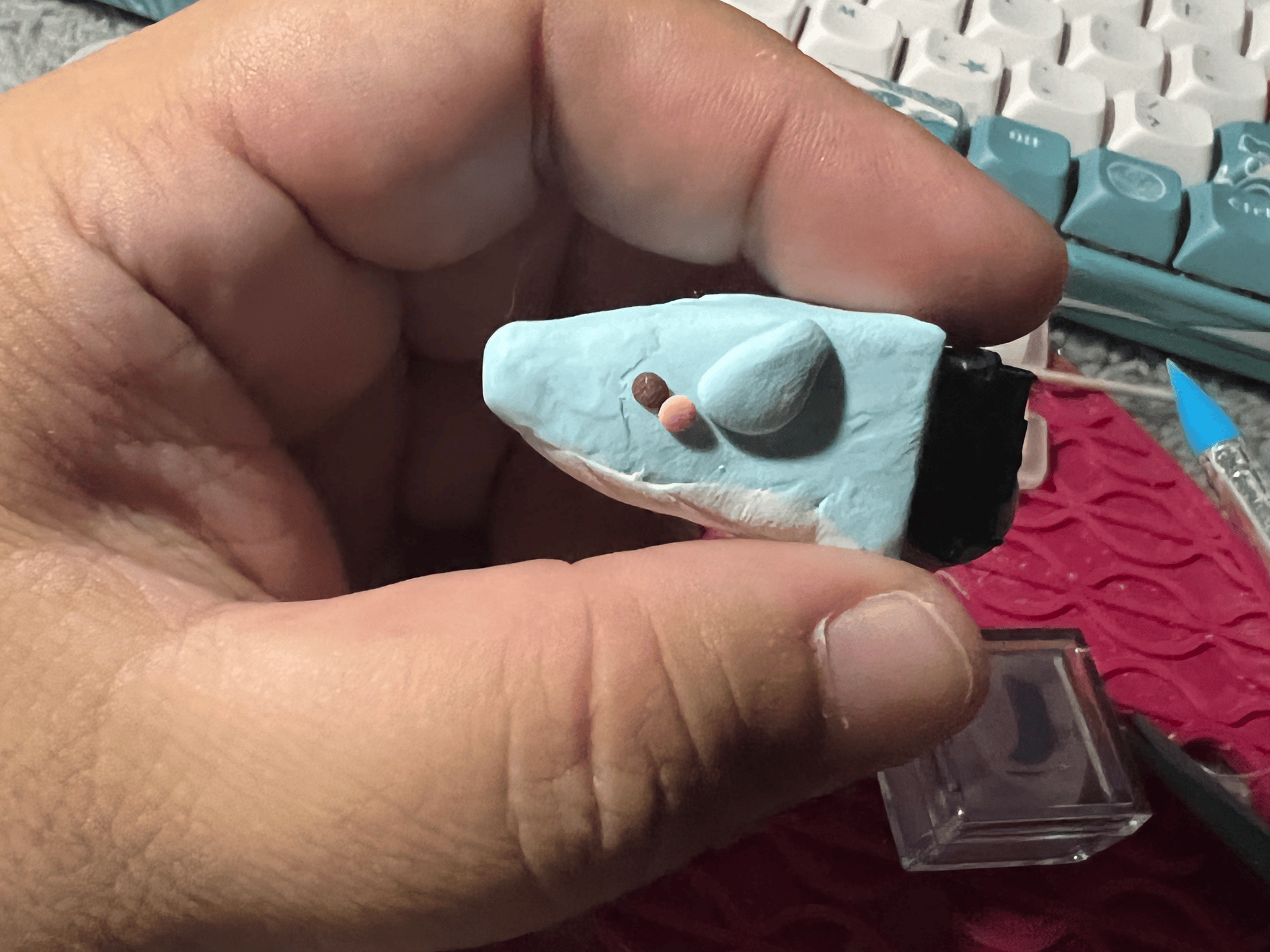 DOLLAR KEYCAPS S2- BigBlueWhale Artisan Keycaps