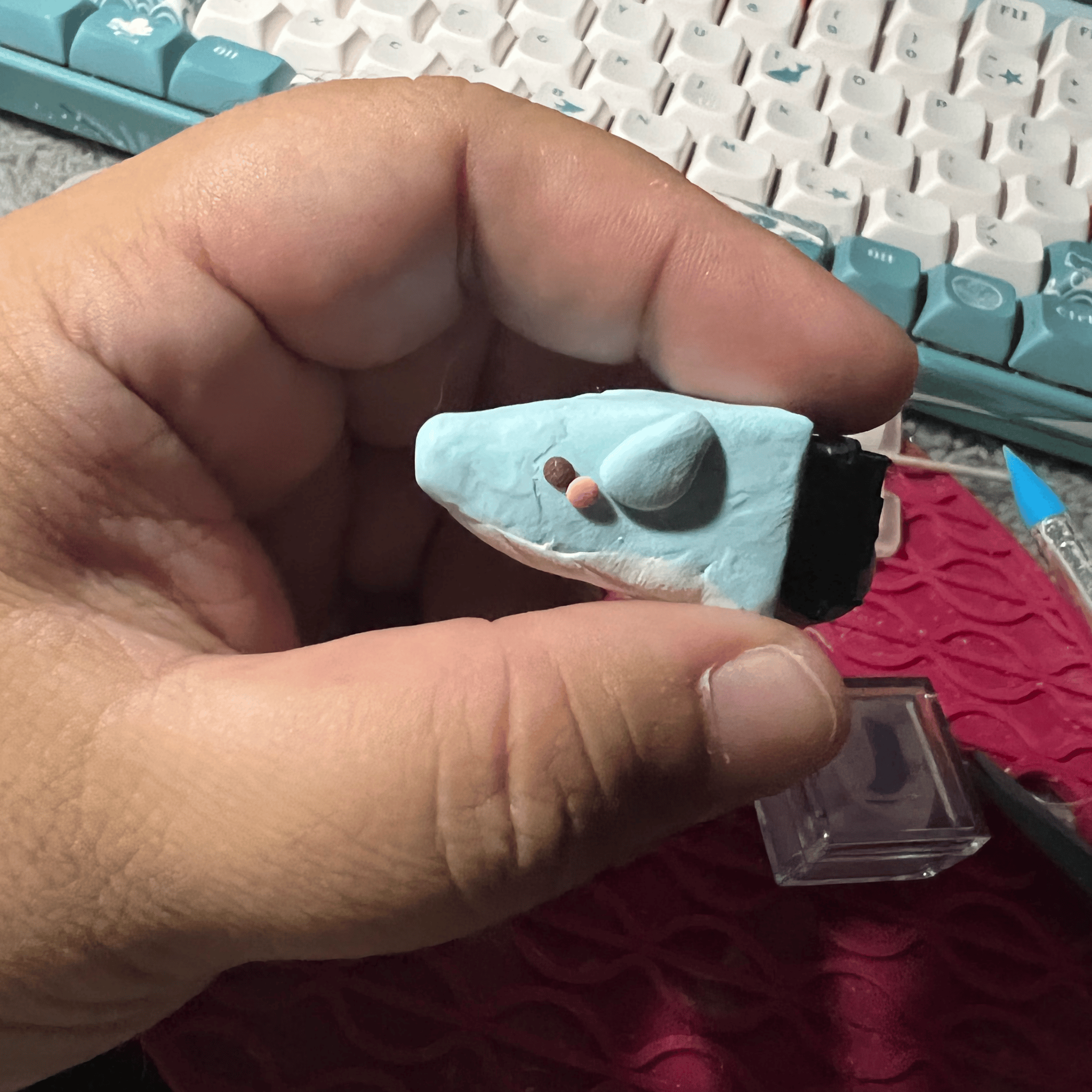 DOLLAR KEYCAPS S2- BigBlueWhale Artisan Keycaps