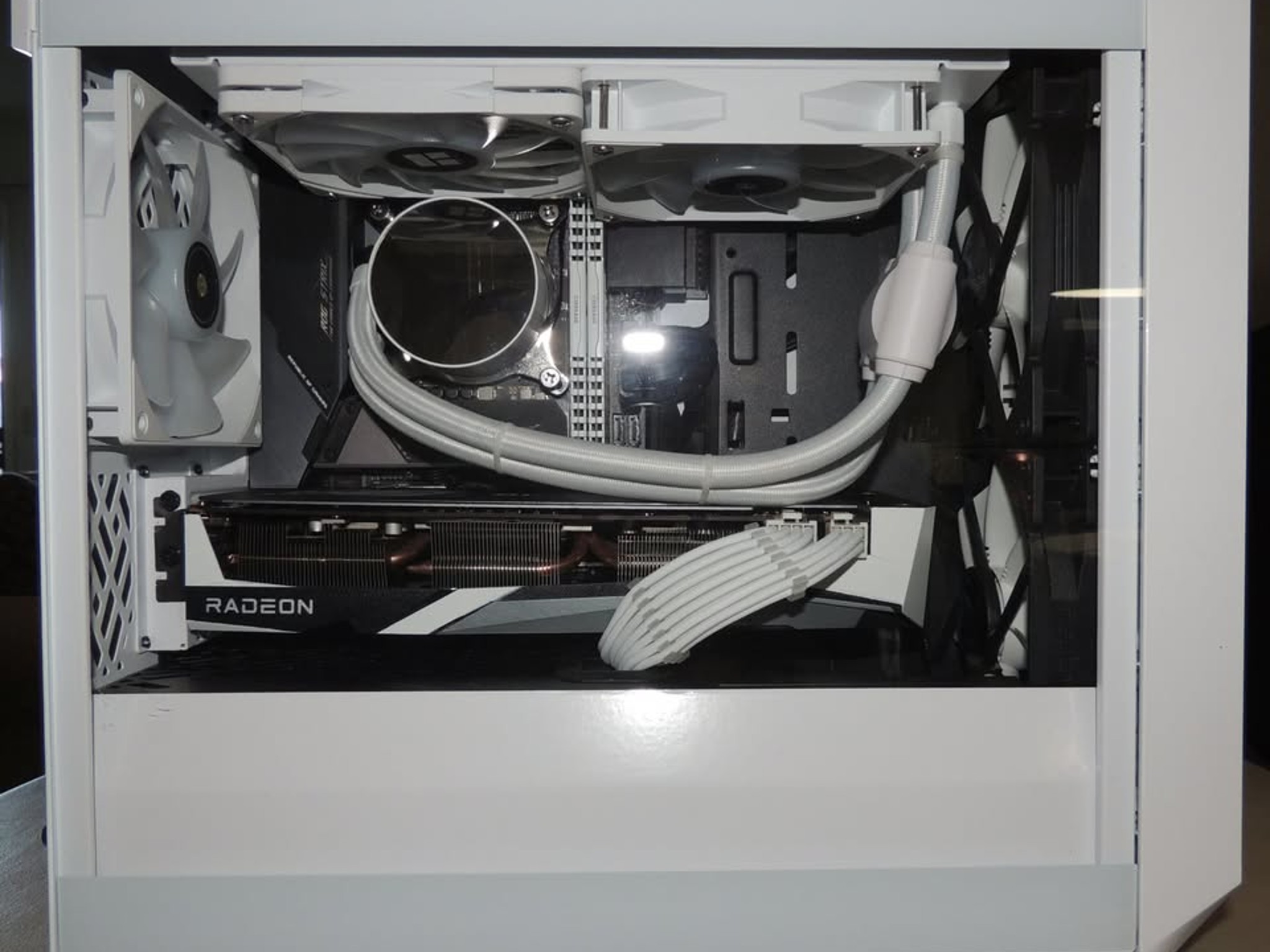 Beautiful New White Gaming Computer Build with New and Refurbished Parts