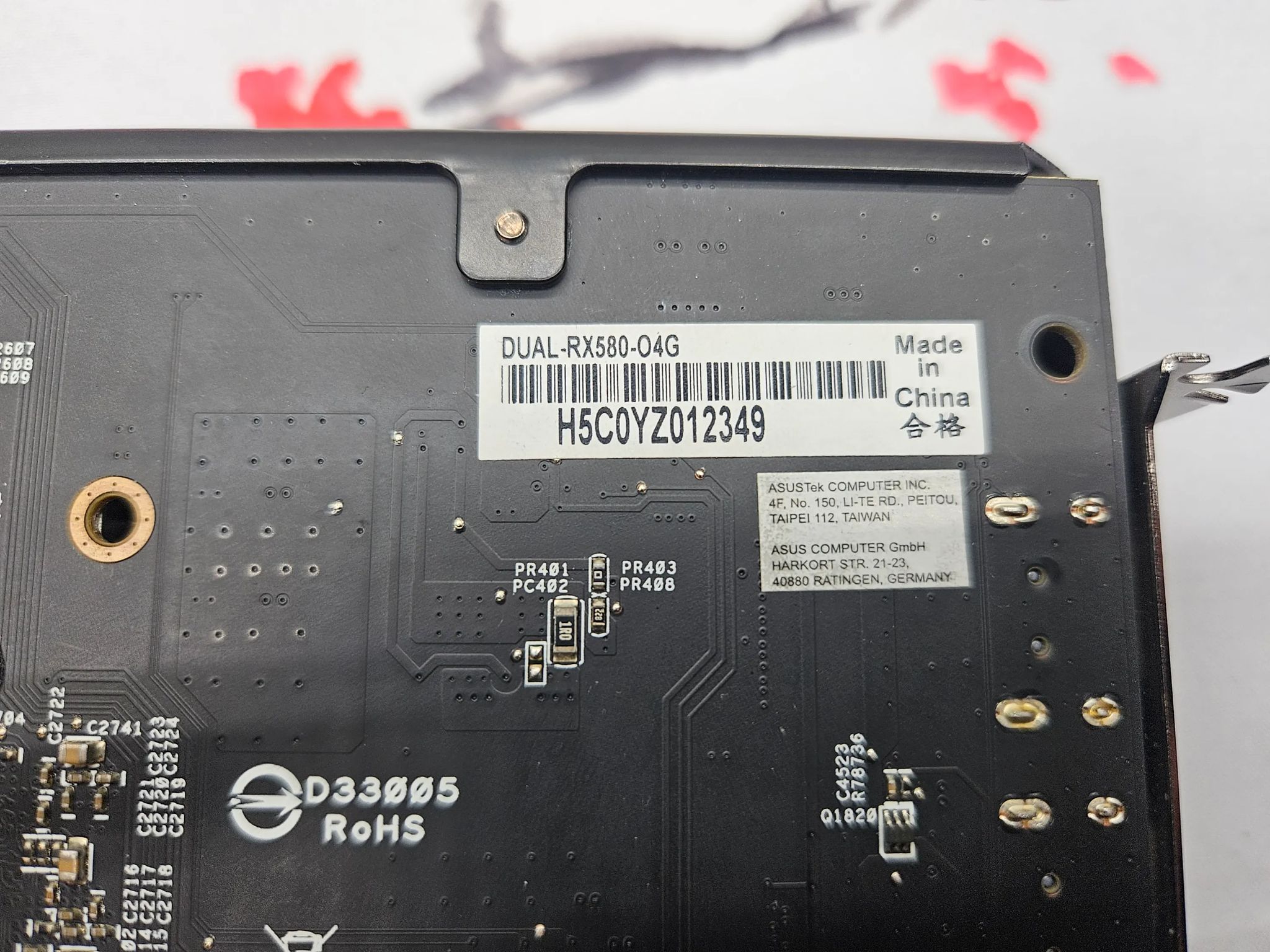 Asus RX580 4GB