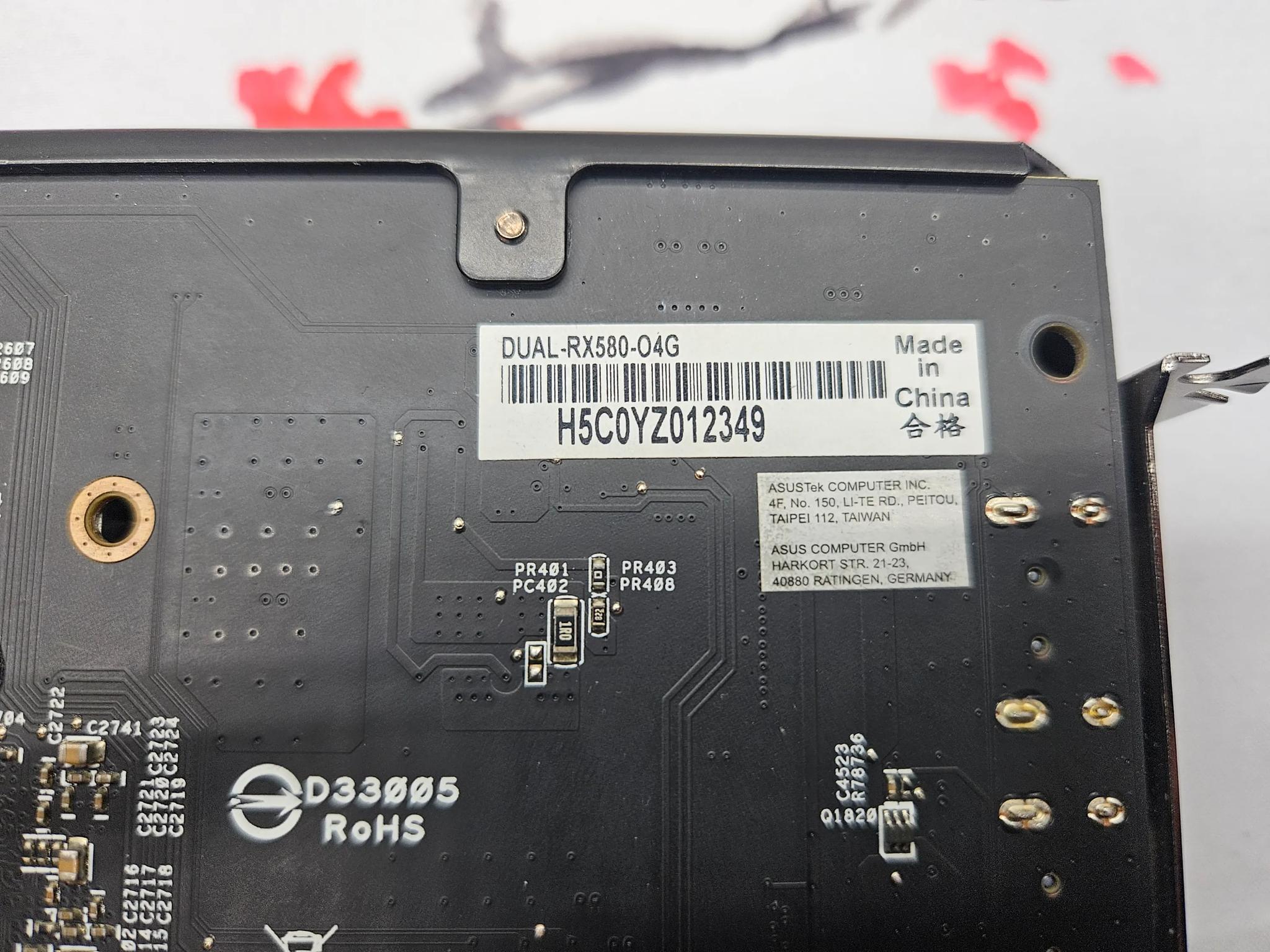 Asus RX580 4GB