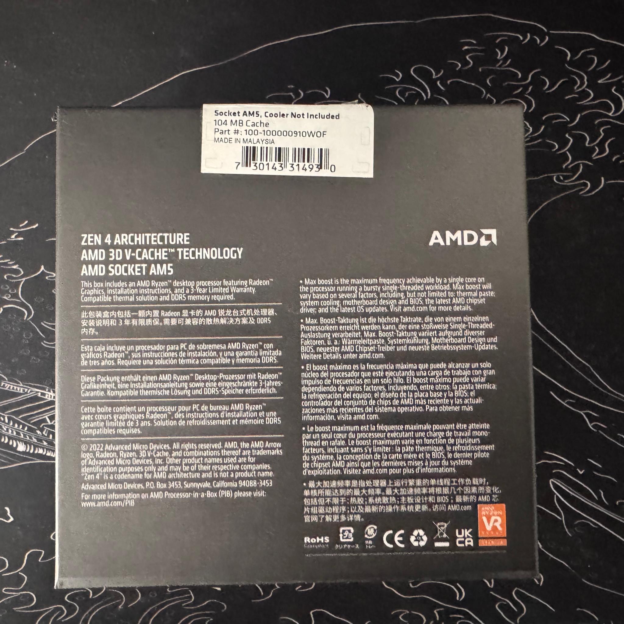 AMD Ryzen 7 7800X3D Processor