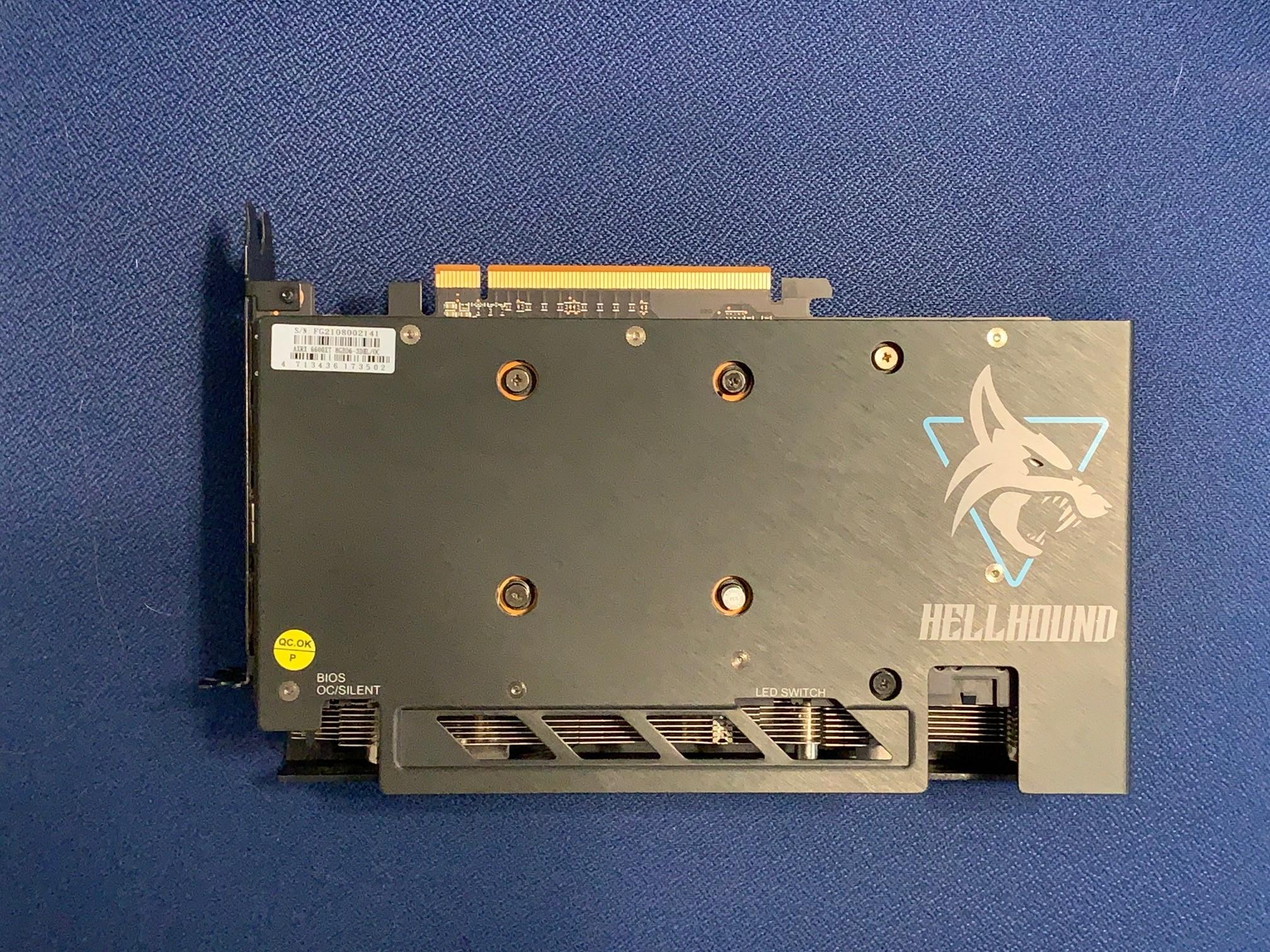 PowerColor RX 6600 XT Hellhound 8GB in good condition, with original box