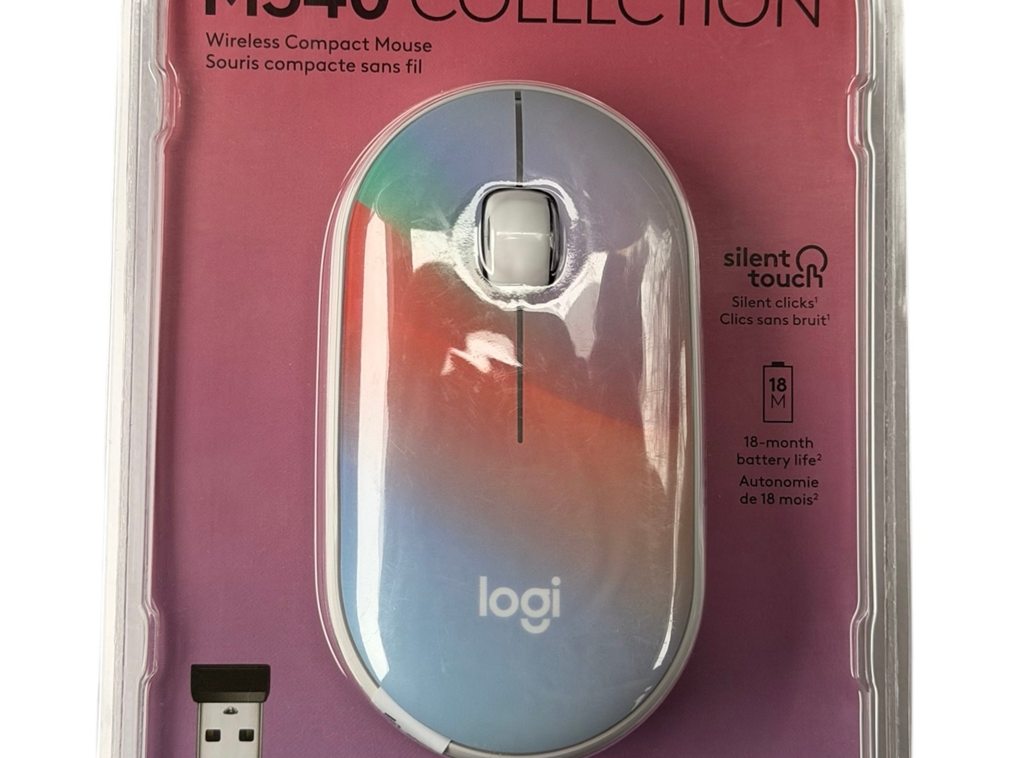 Logitech M340 (Pink) Wireless USB Mouse - FACTORY SEALED
