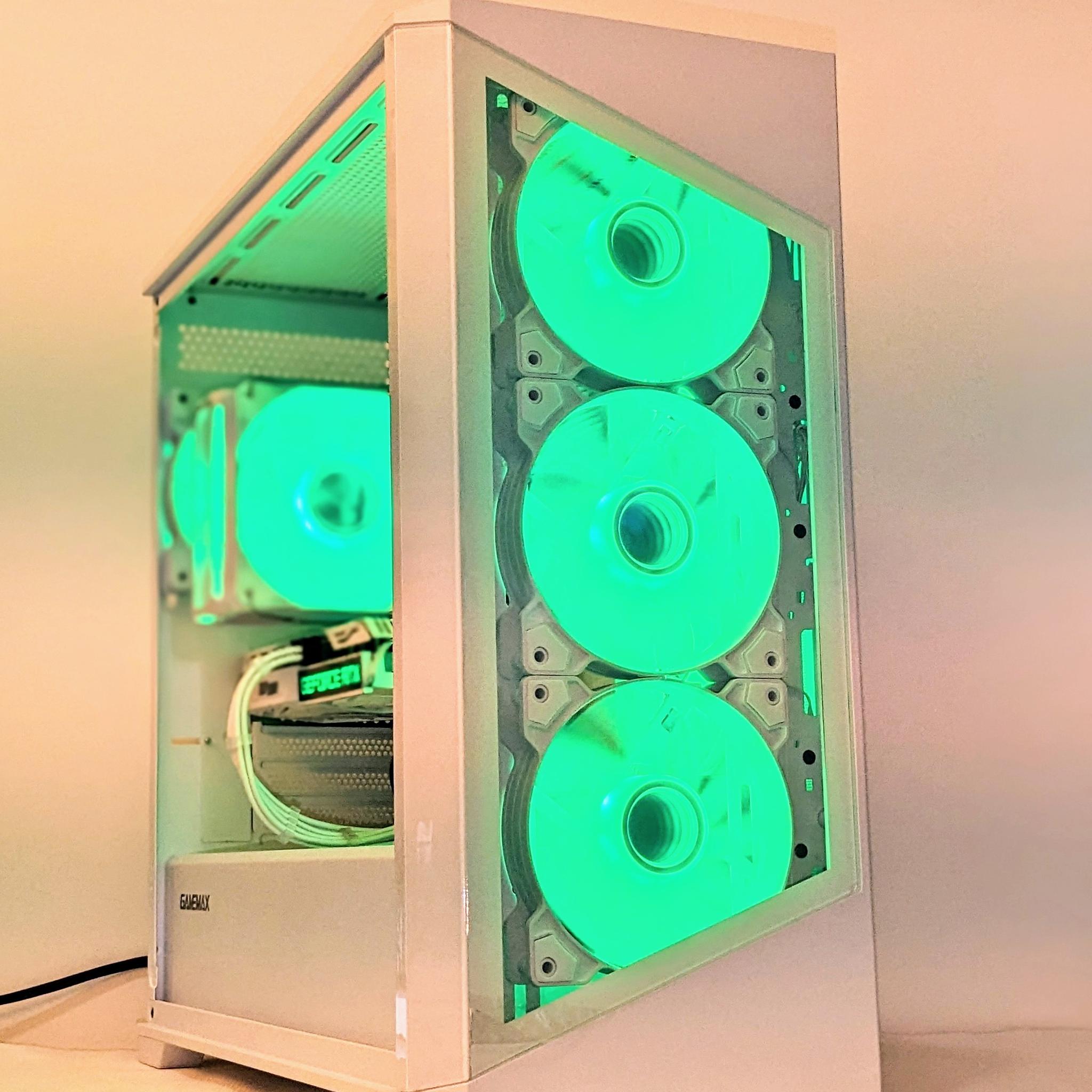 🧊Ice King👑 RTX 4060⚪️Intel I7-6800K/6-cores/12-threads⚪️16GB RAM ⚪️ 1TB NVMe SSD⚪️ Windows 11 Pro