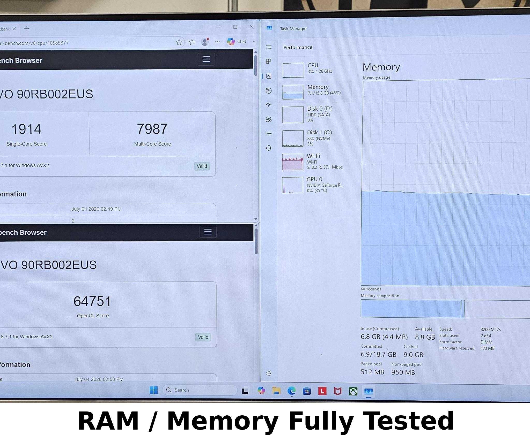 16GB DDR4 (2x8GB) CL22 3200MT/s Ramaxel