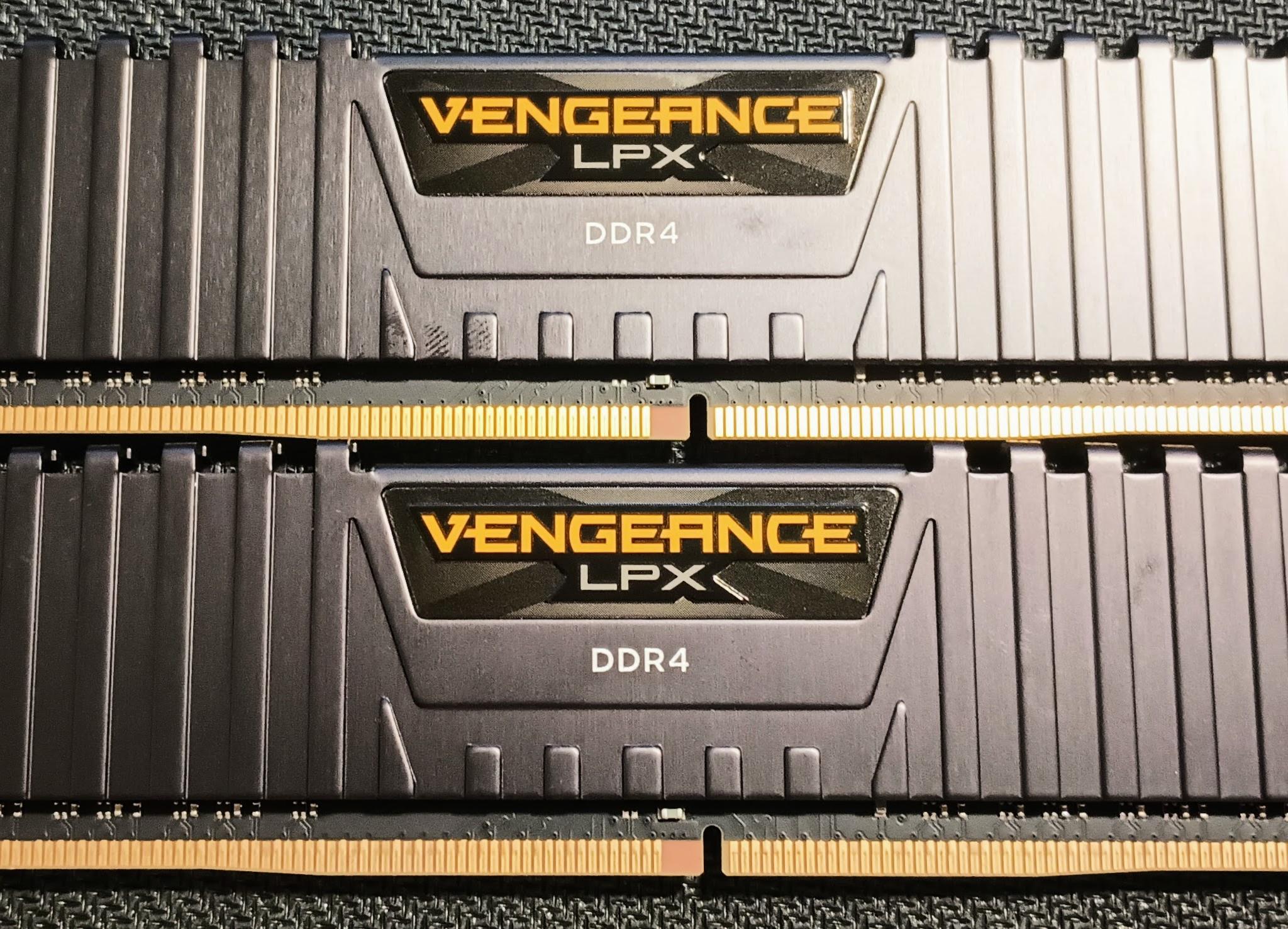 Corsair Vengeance LPX Black 16GB Kit (2 X 8GB) DDR4-3000MHz CMK16GX4M2B3000C15