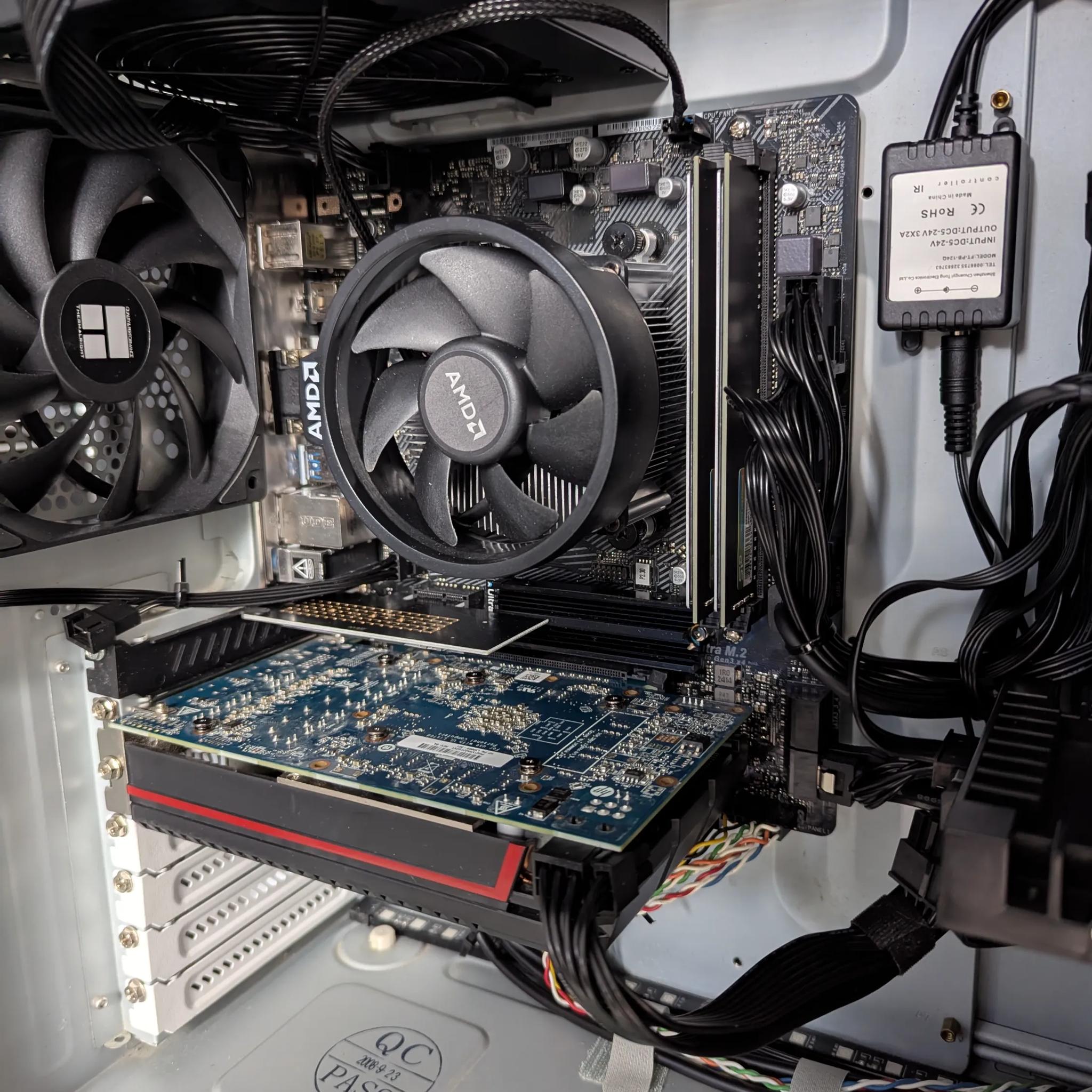 Ryzen 5 4650G | 16GB RAM | 512GB (2x256GB) NVMe |  RX 580 8GB GPU | 1TB HDD | WiFi+BT  | Gaming PC