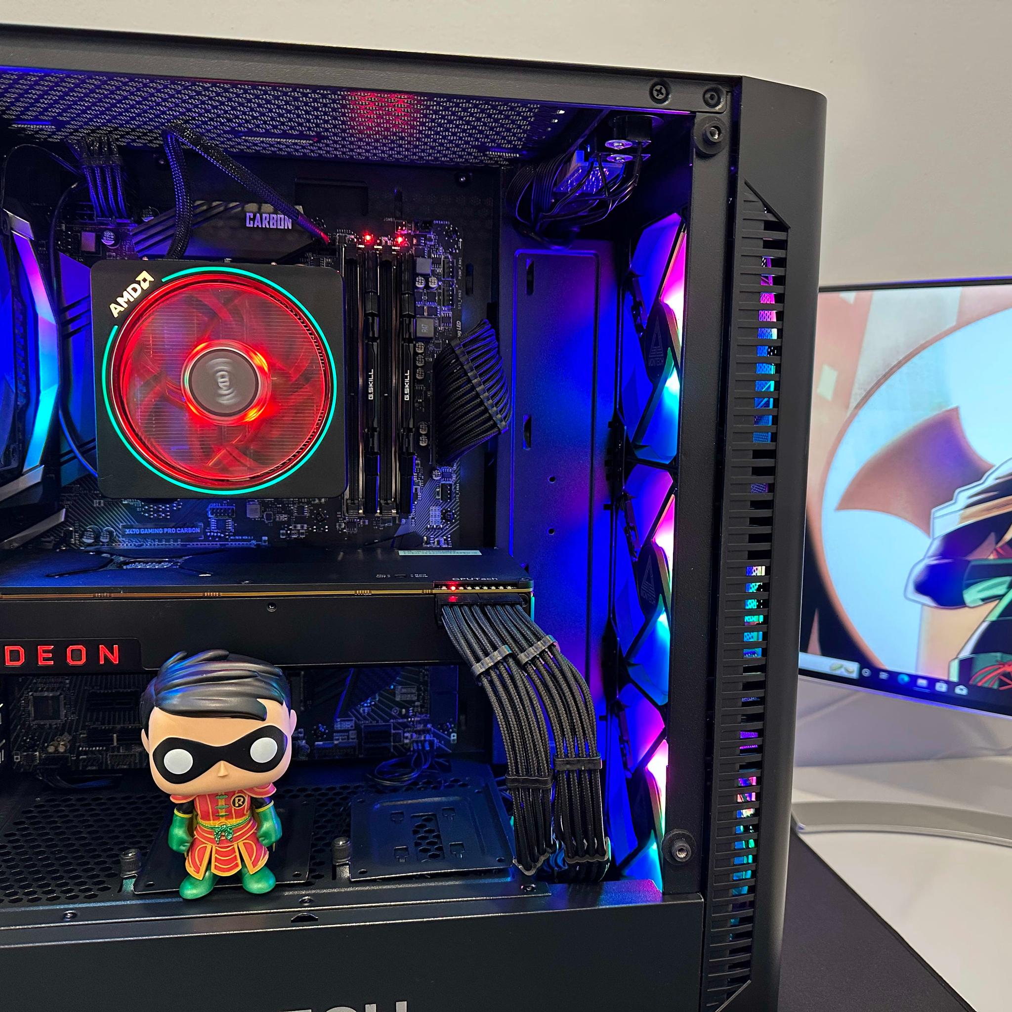 Robin DC || Gaming PC- Ryzen 2700X 8Cores/16 Threads-RX Vega 64 8GB HBM2-16GB DDR4 RAM-1TB WD  SSD